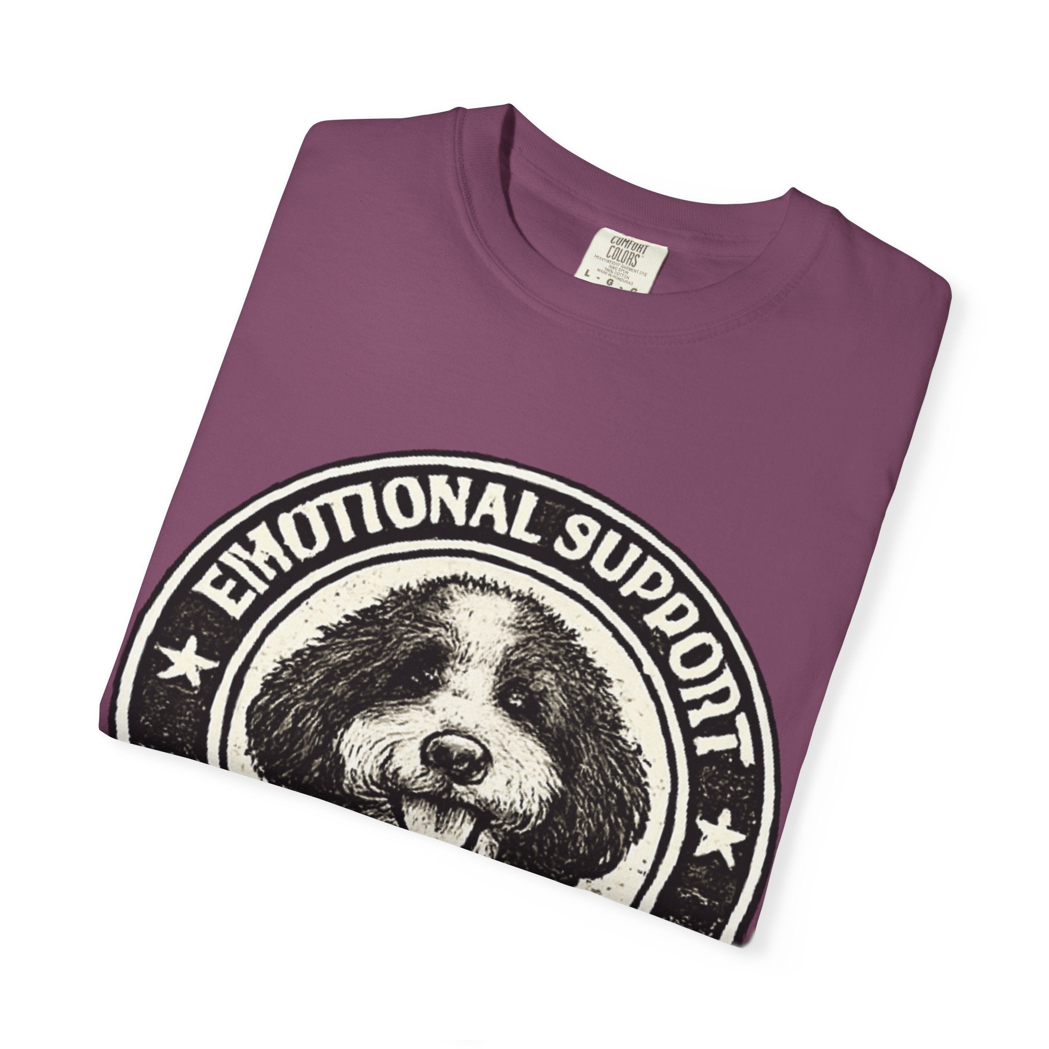 BubbaChubbs Doodle Vintage Emotional Support Style Tee Printify