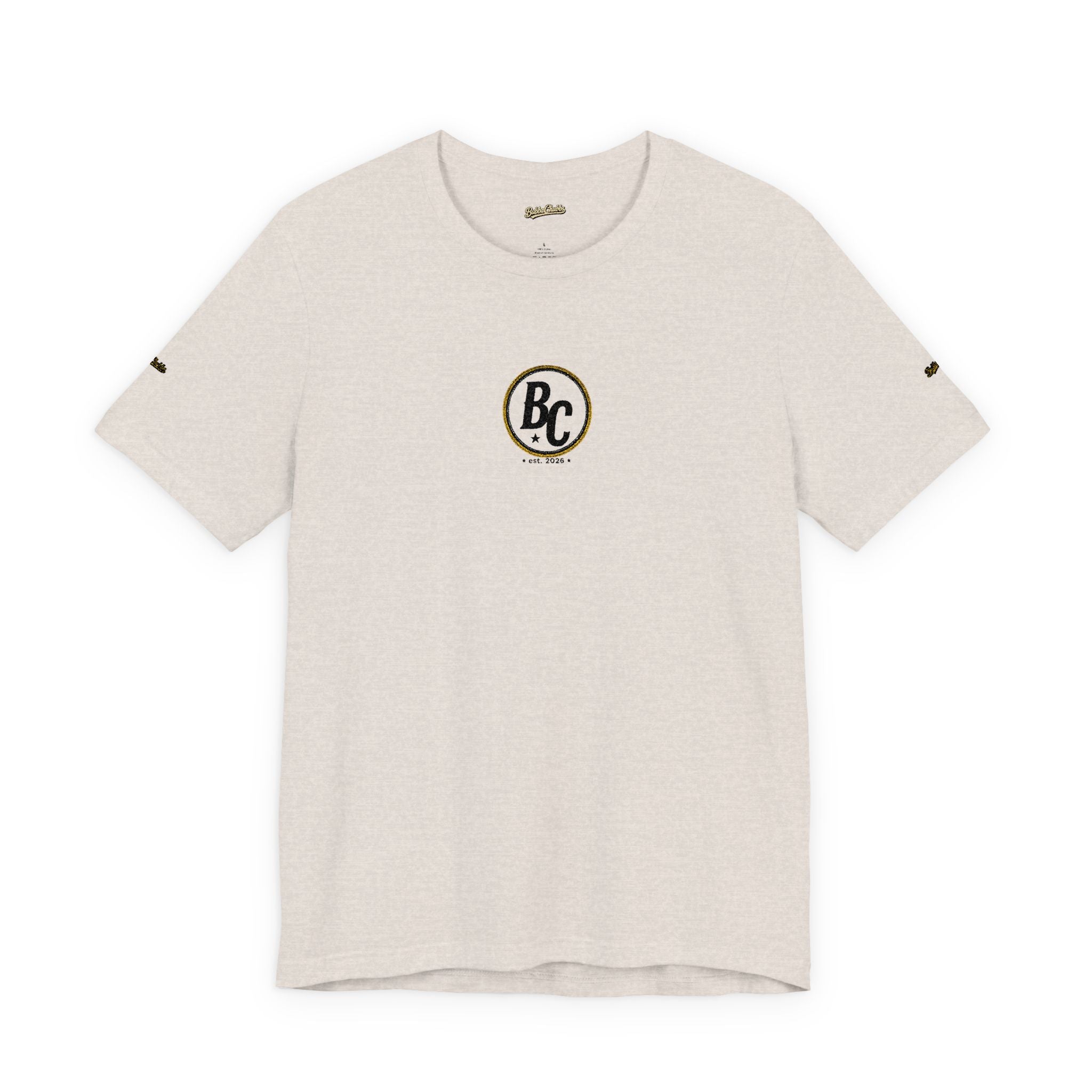 BubbaChubbs - Embroidered Logo - Unisex Jersey Short Sleeve Tee