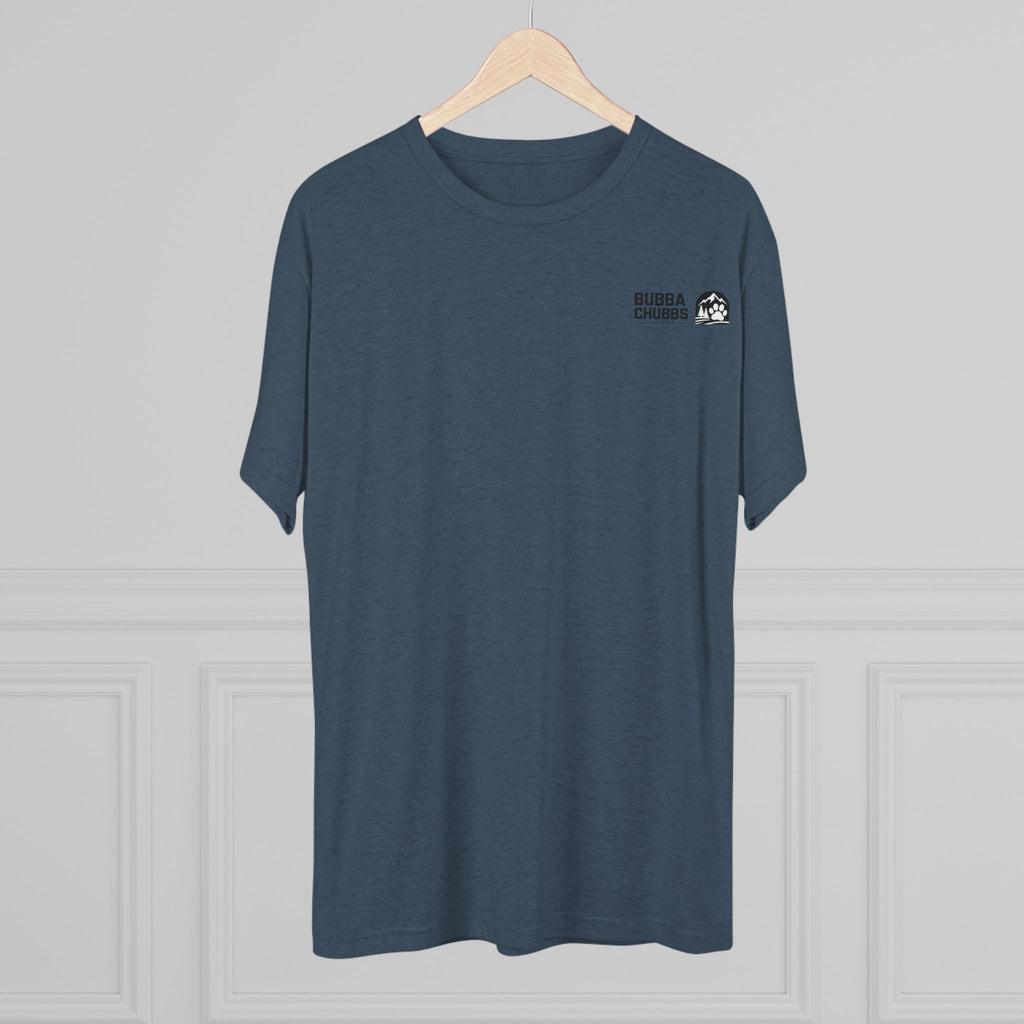 BubbaChubbs Mountains Minimalist Logo Tee — Adventure Outdoor Crew Shirt - BubbaChubbs Brand