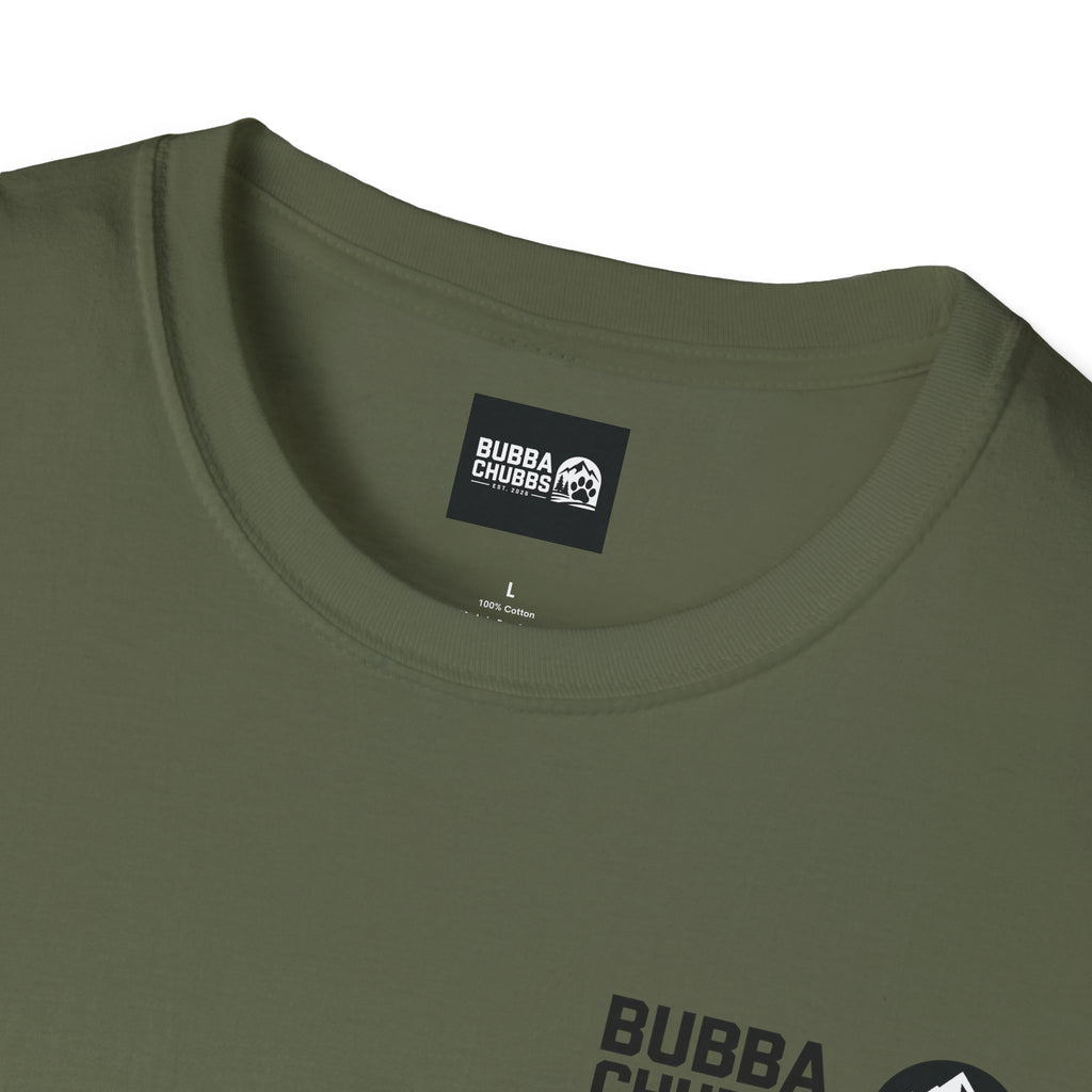 BubbaChubbs Updated Modern Logo Transparent Short-Sleeve Tee - BubbaChubbs Brand