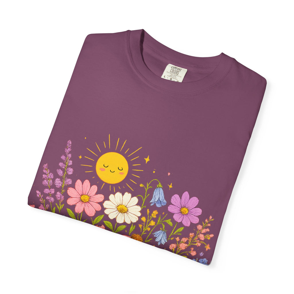 BubbaChubbs Sun Floral Style Tee Printify