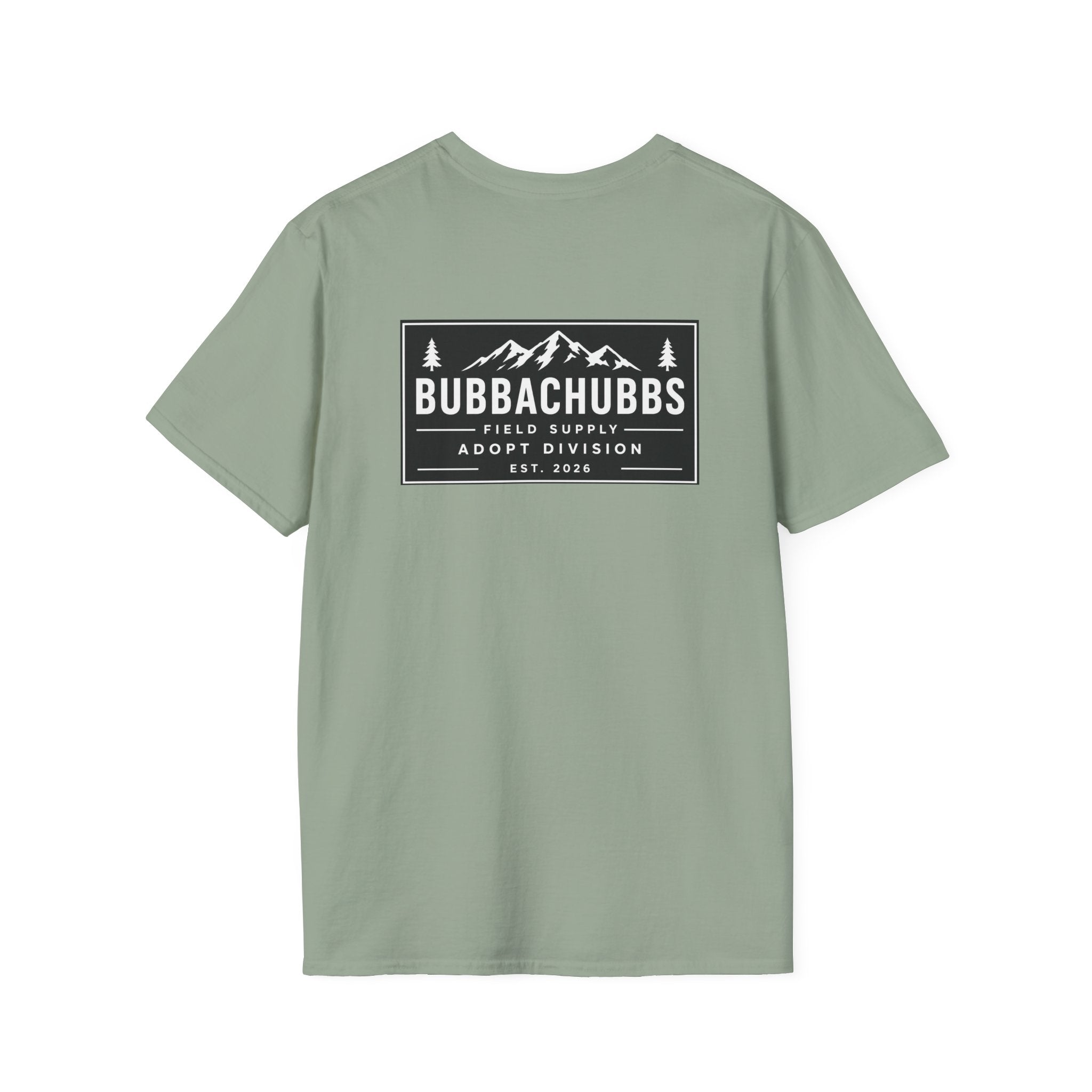 BubbaChubbs Logo front and Back Short-Sleeve Tee - BubbaChubbs Brand