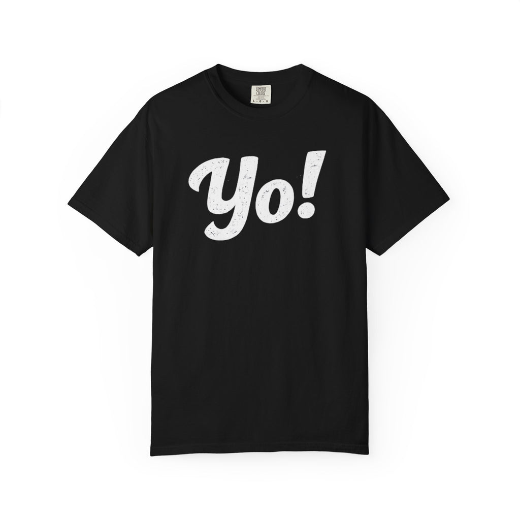 BubbaChubbs Yo! White Lettering Tee - BubbaChubbs Brand