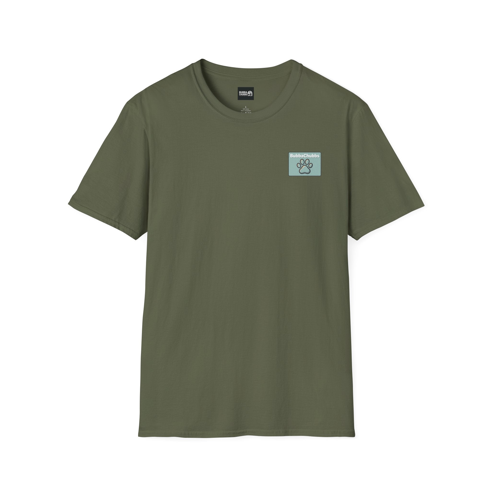 BubbaChubbs Logo front and Back Short-Sleeve Tee - BubbaChubbs Brand