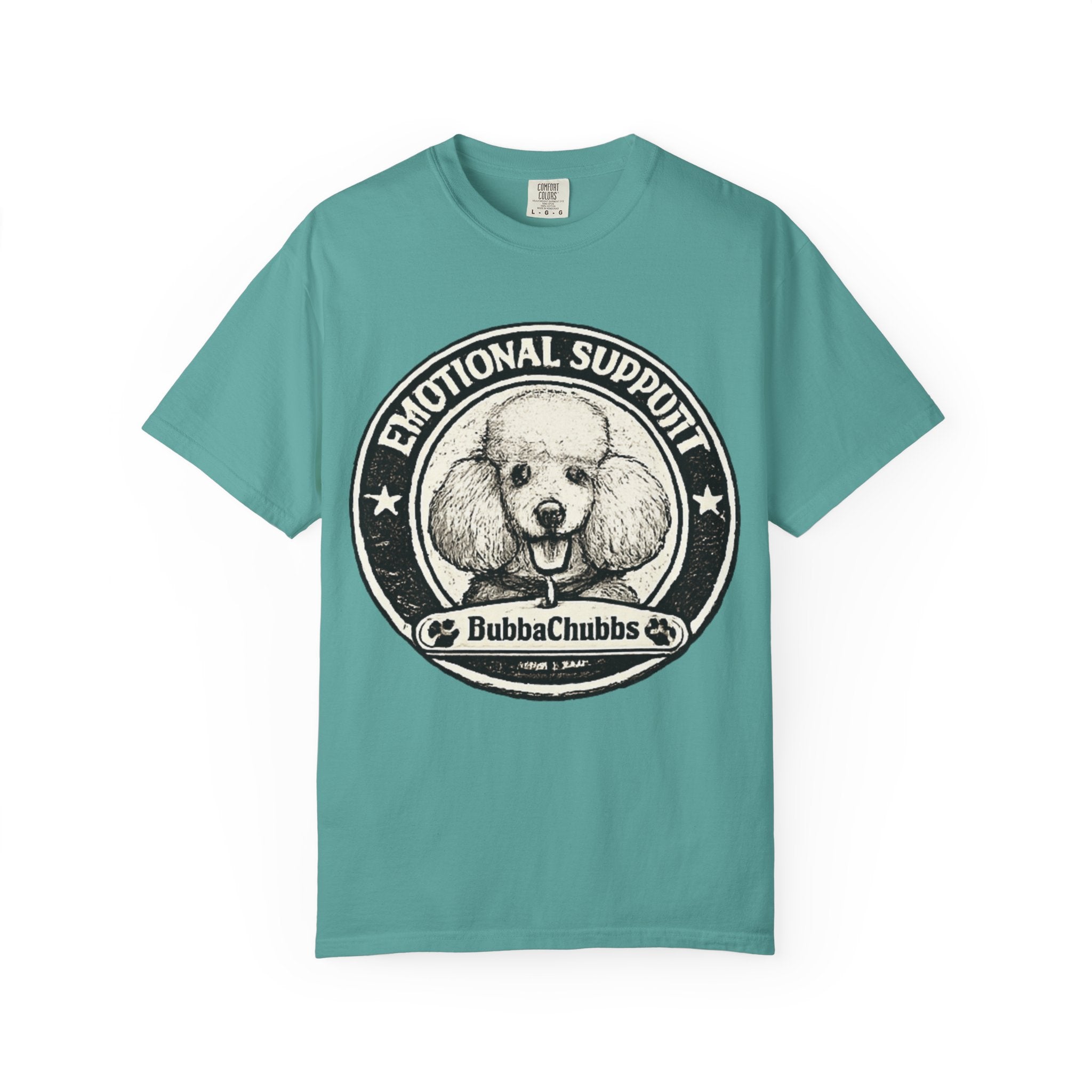 BubbaChubbs Vintage Poodle Emotional Support Style Tee - BubbaChubbs Brand