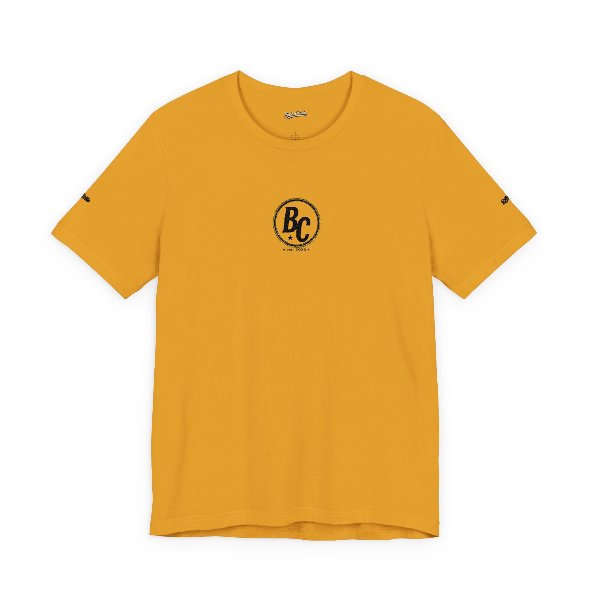 BubbaChubbs - Embroidered Logo - Unisex Jersey Short Sleeve Tee
