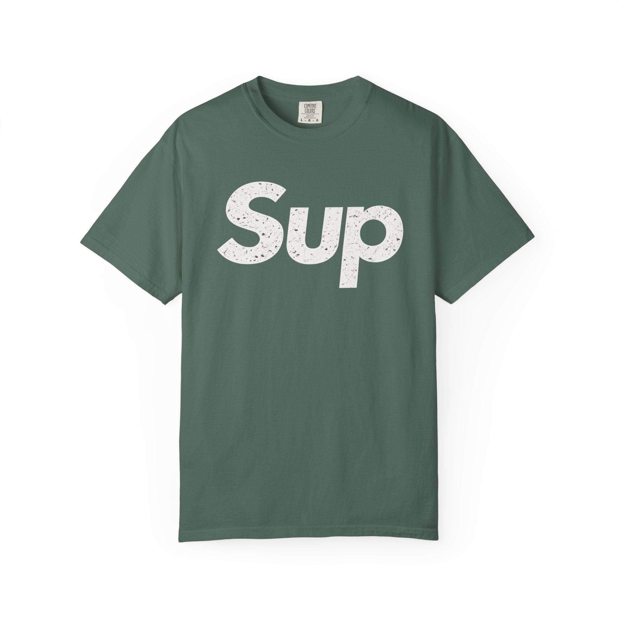 BubbaChubbs Sup White Lettering Tee - BubbaChubbs Brand
