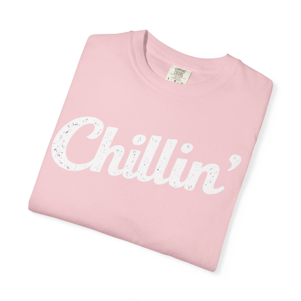 BubbaChubbs Chillin’ White Lettering Tee - BubbaChubbs Brand