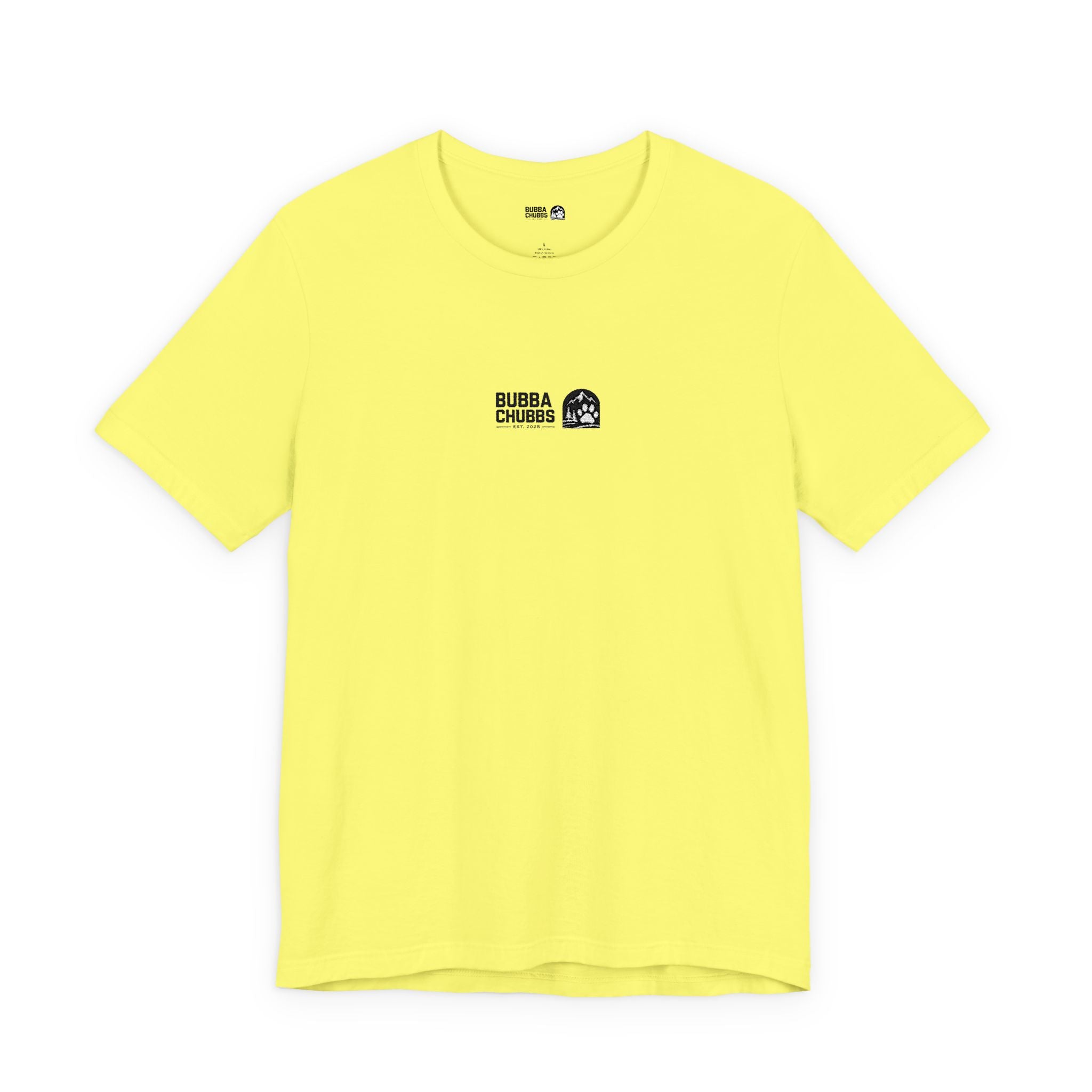 BubbaChubbs - Embroidered Logo - Unisex Jersey Short Sleeve Tee Printify