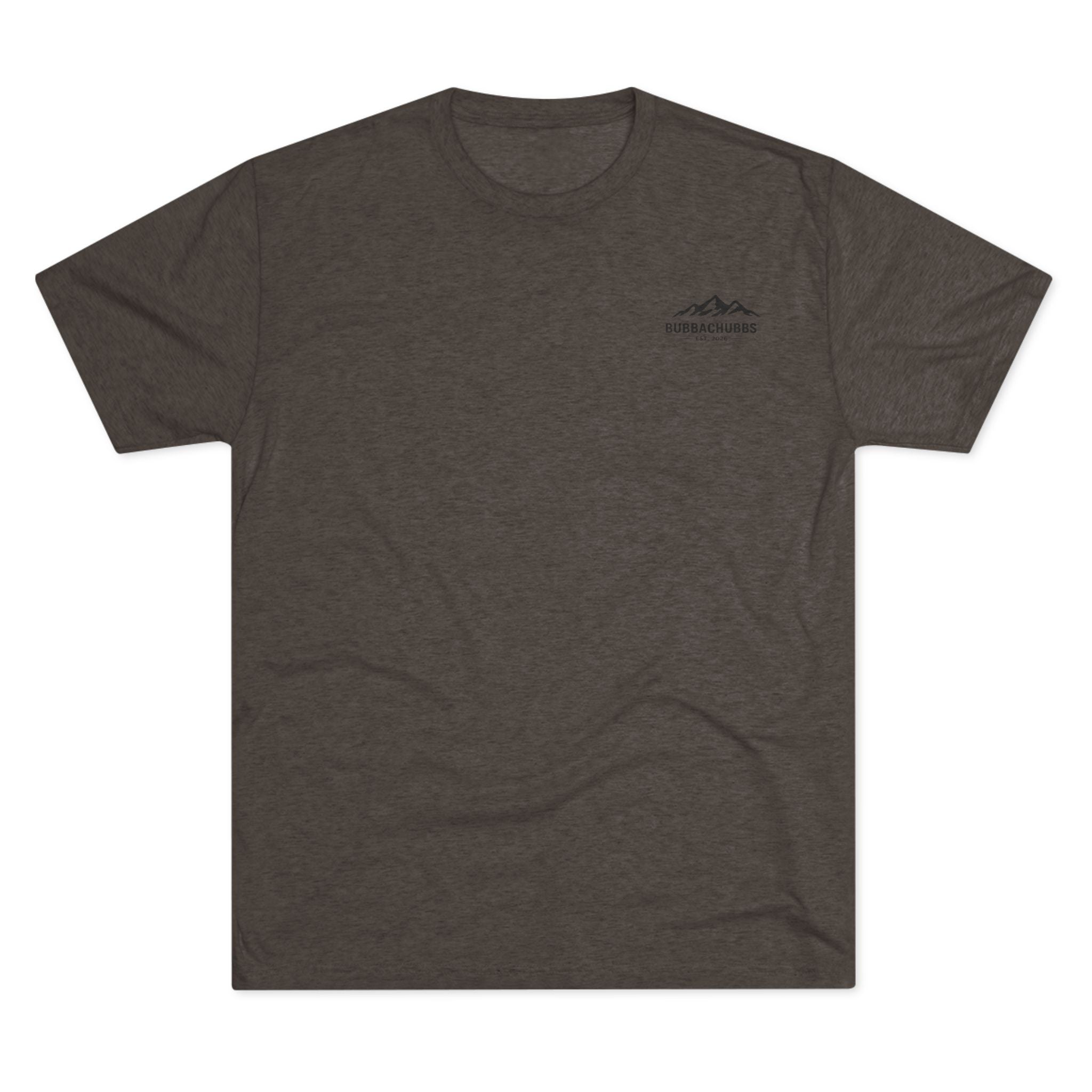 BubbaChubbs Mountains Minimalist Logo Tee — Adventure Outdoor Crew Shirt - BubbaChubbs Brand