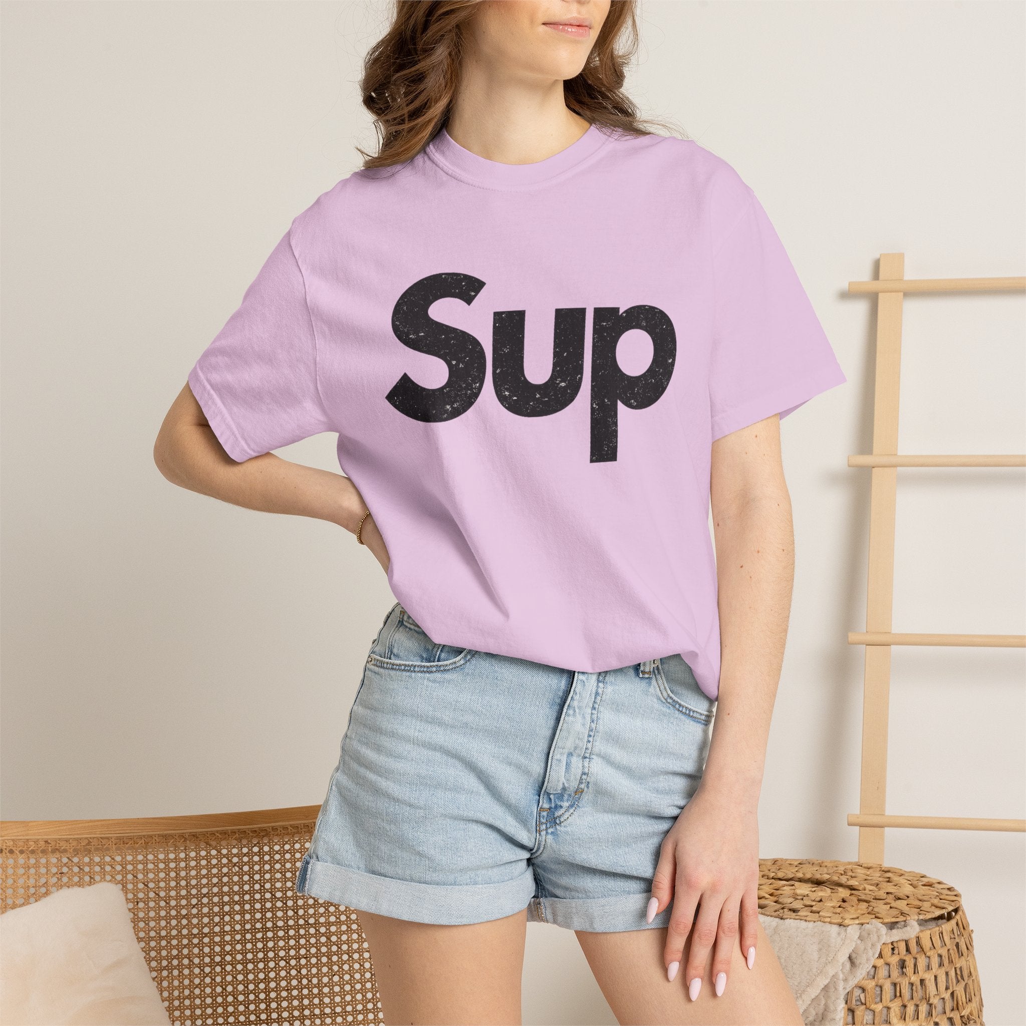BubbaChubbs Sup Black Lettering Tee - BubbaChubbs Brand