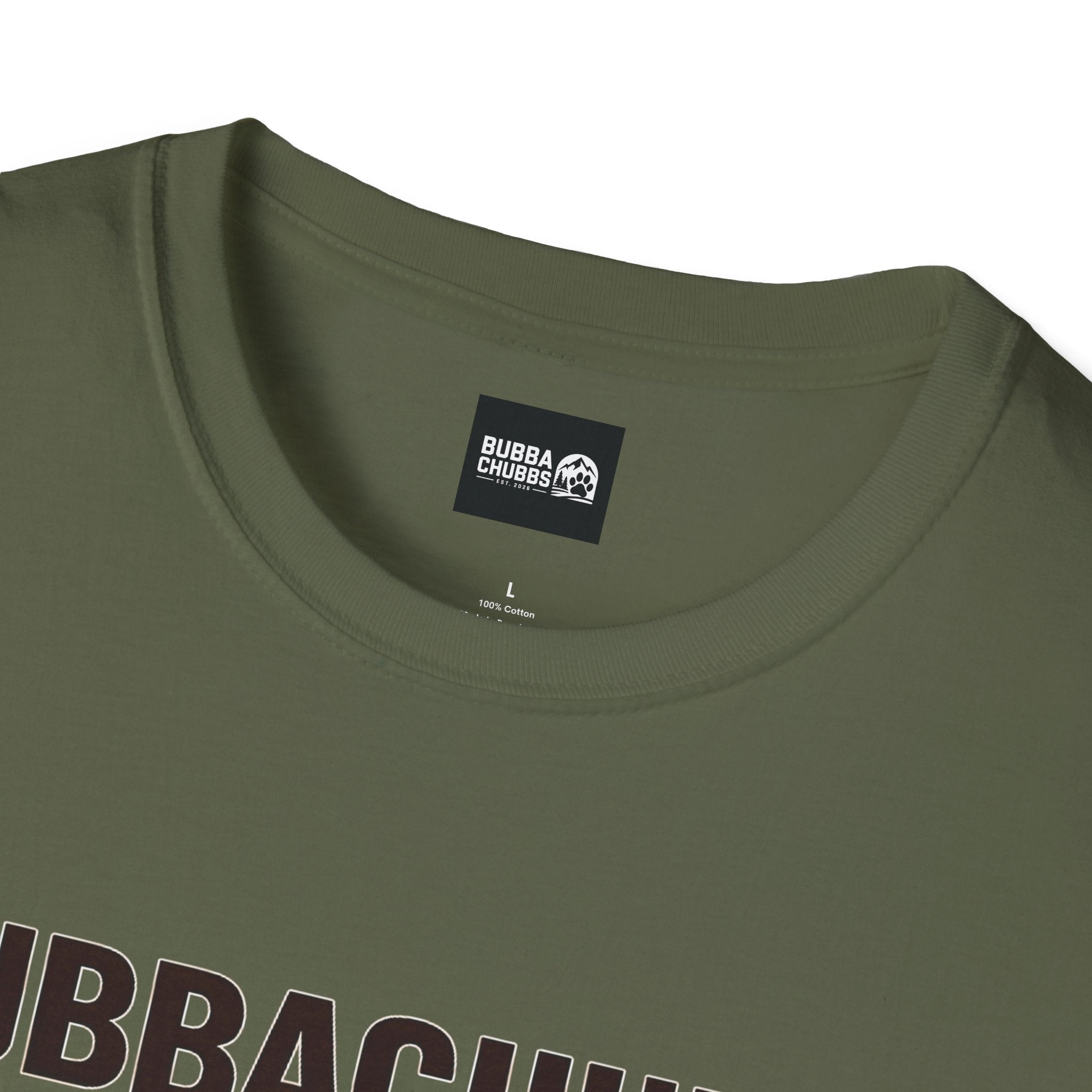 BubbaChubbs Logo front Coordinates Short-Sleeve Tee - BubbaChubbs Brand