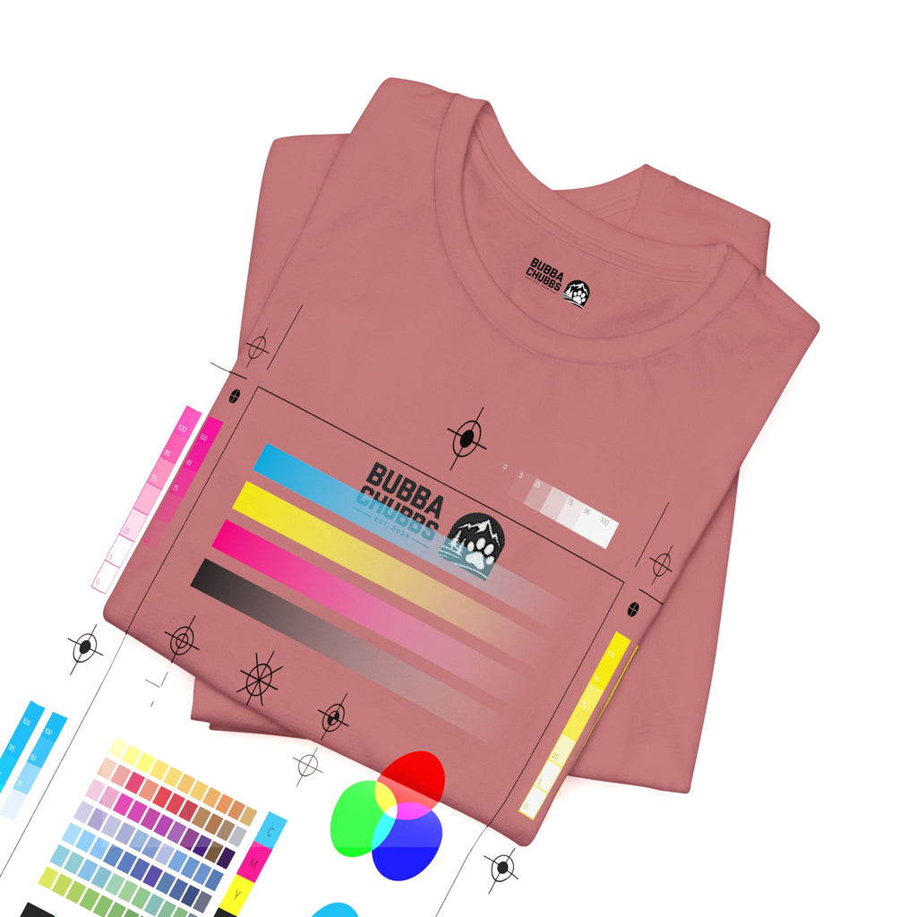 BubbaChubbs - Embroidered Logo - Unisex Jersey Short Sleeve Tee Printify