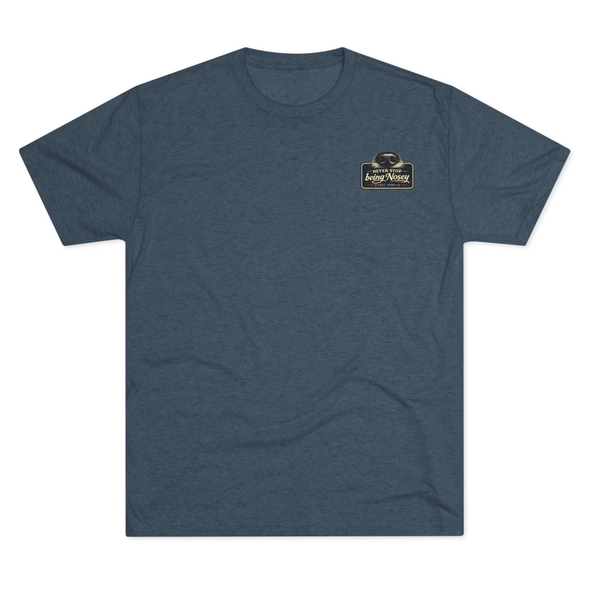 BubbaChubbs Never Being Nosey Minimalist Logo Tee — Adventure Outdoor Crew Shirt - BubbaChubbs Brand