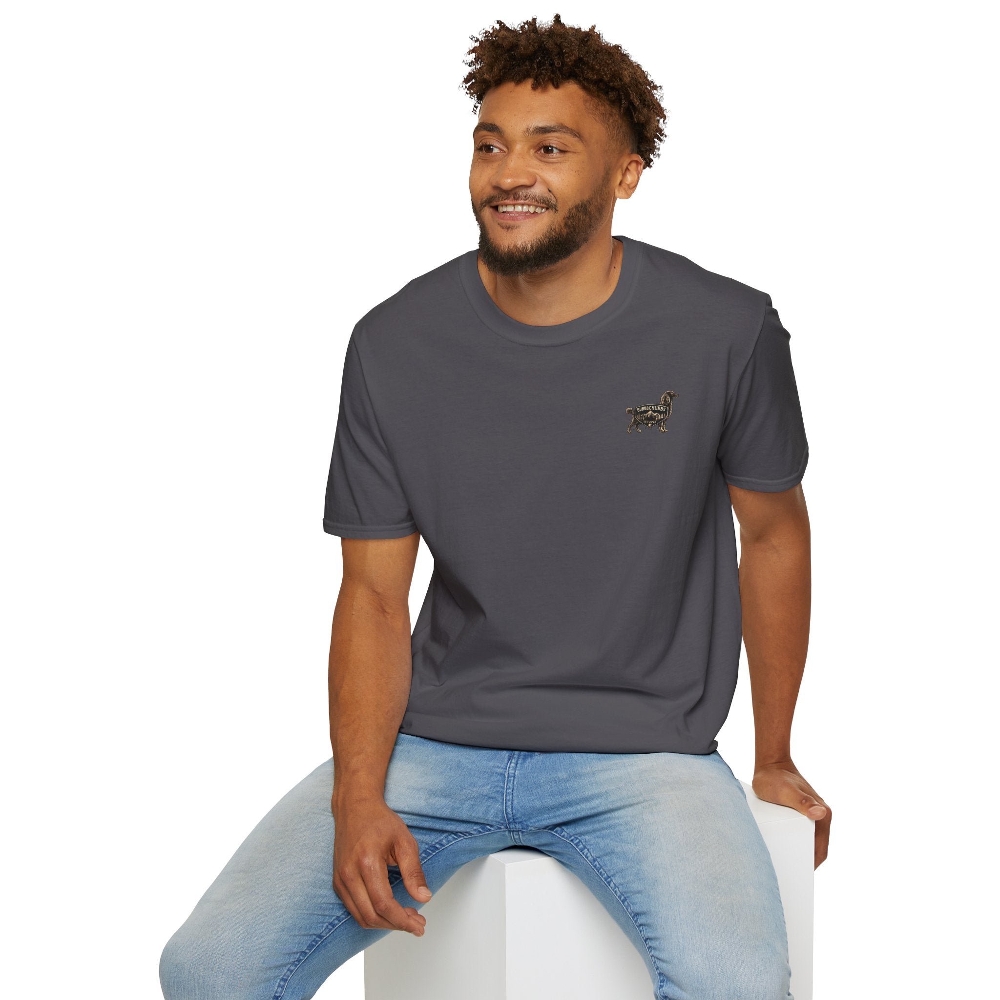BubbaChubbs Himself Chest Logo Short-Sleeve Tee - BubbaChubbs Brand