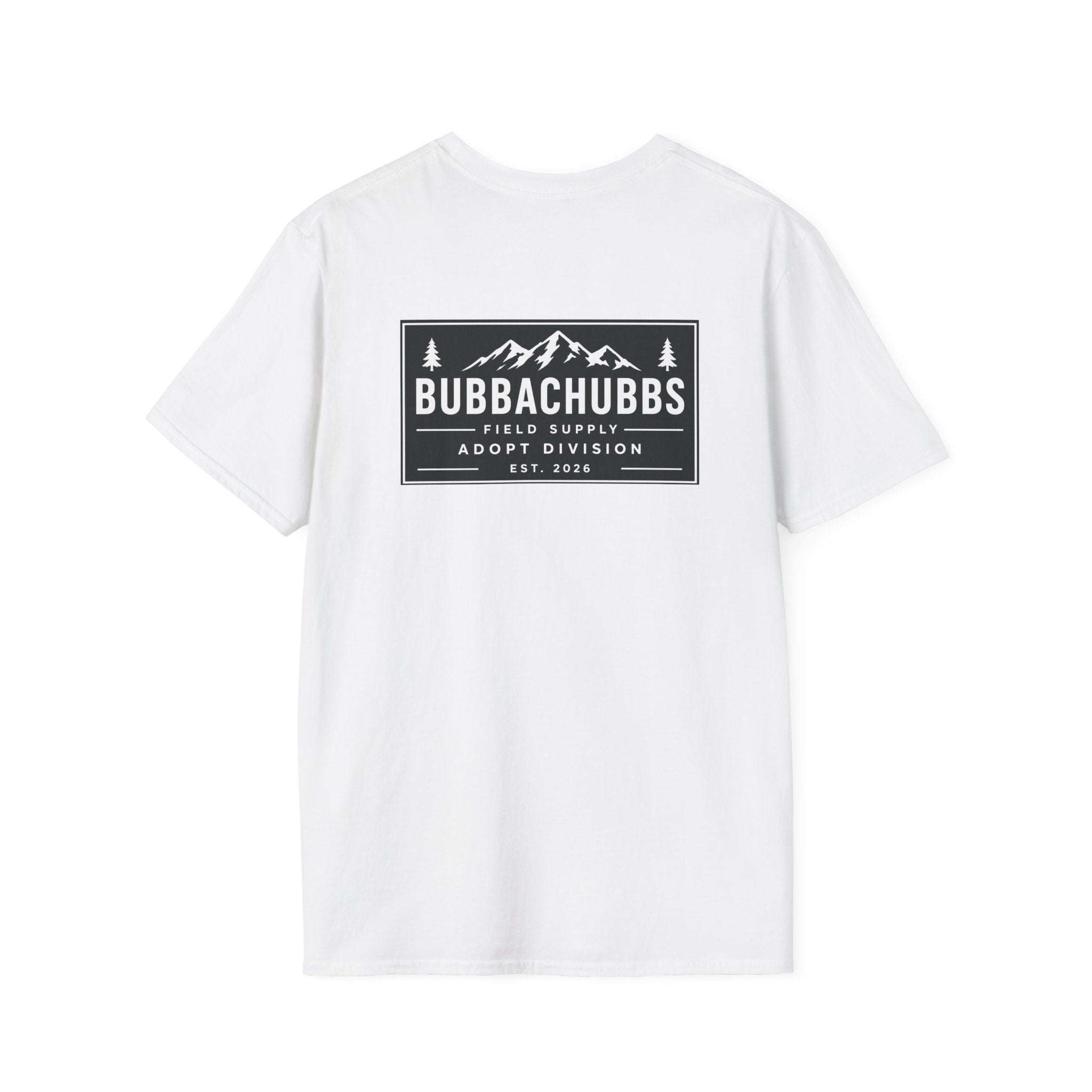 BubbaChubbs Logo front and Back Short-Sleeve Tee - BubbaChubbs Brand