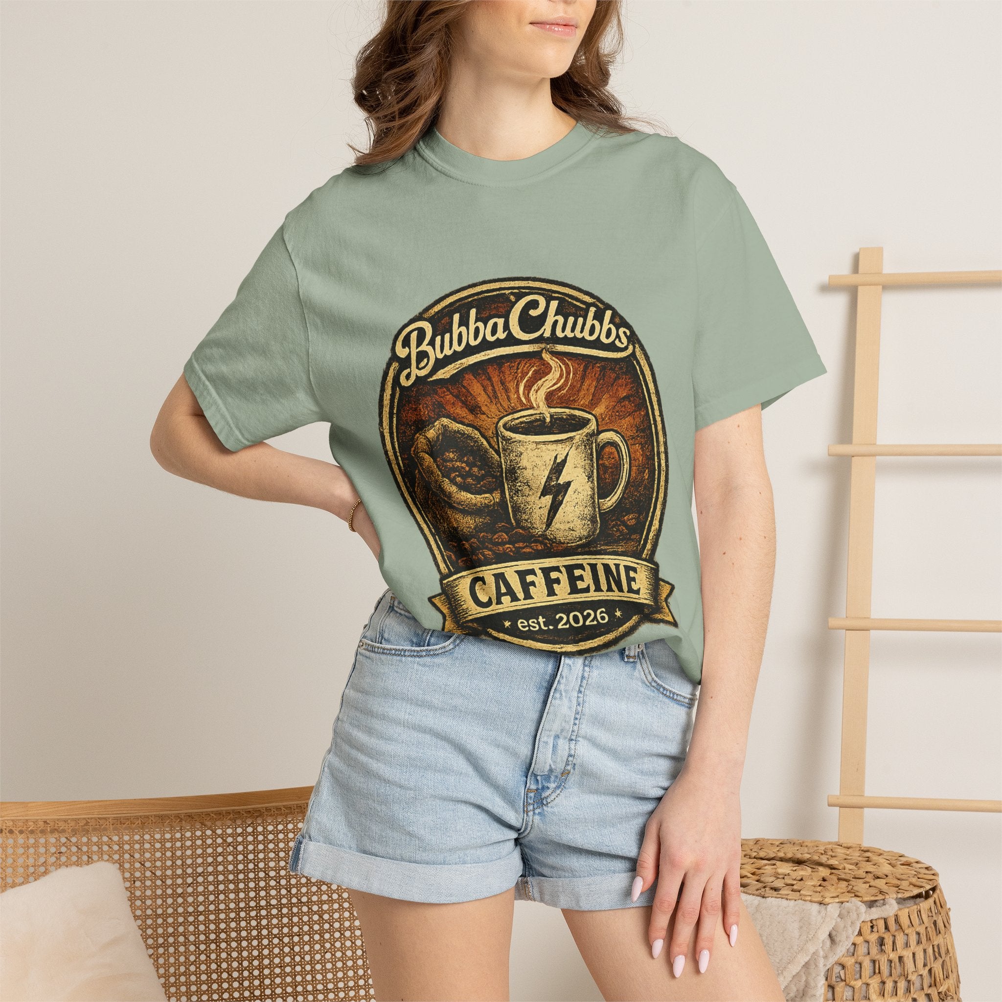 Coffee Jolt Graphic Tee | BubbaChubbs Get Out Stay Wild T-Shirt