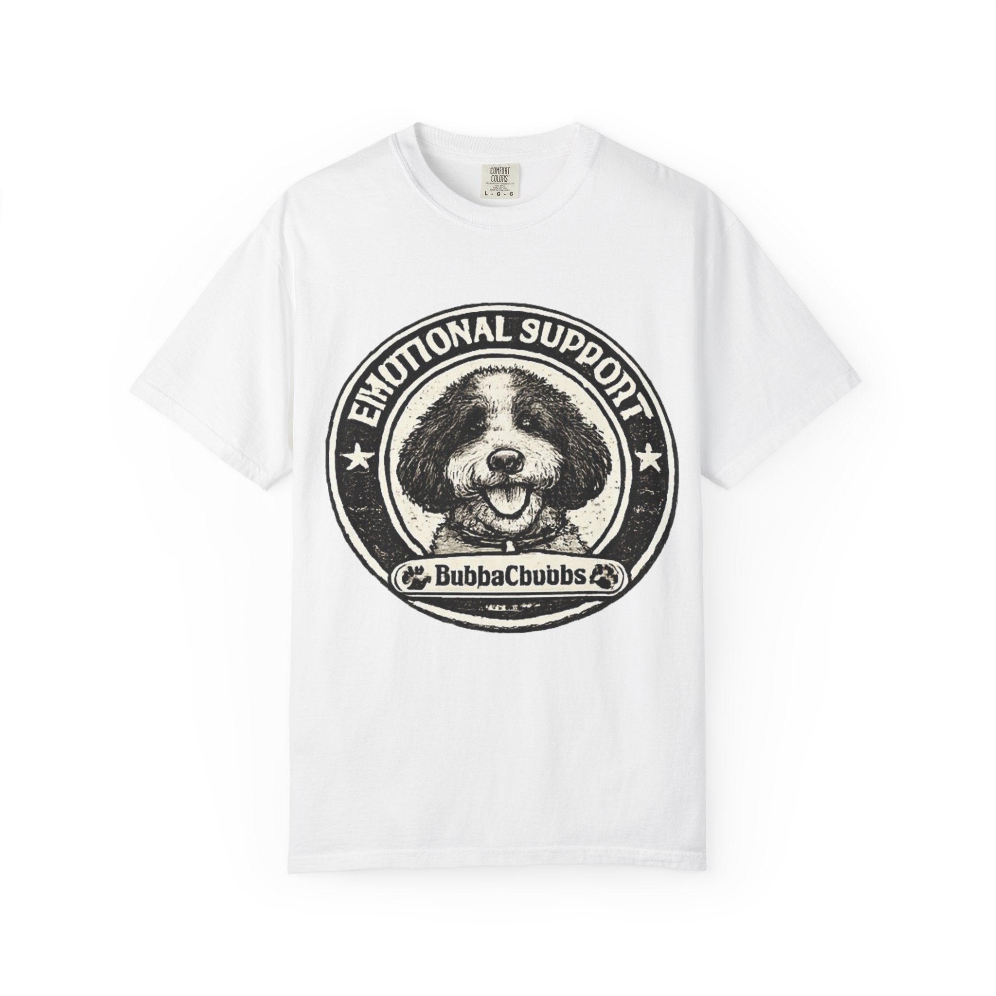BubbaChubbs Doodle Vintage Emotional Support Style Tee - BubbaChubbs Brand
