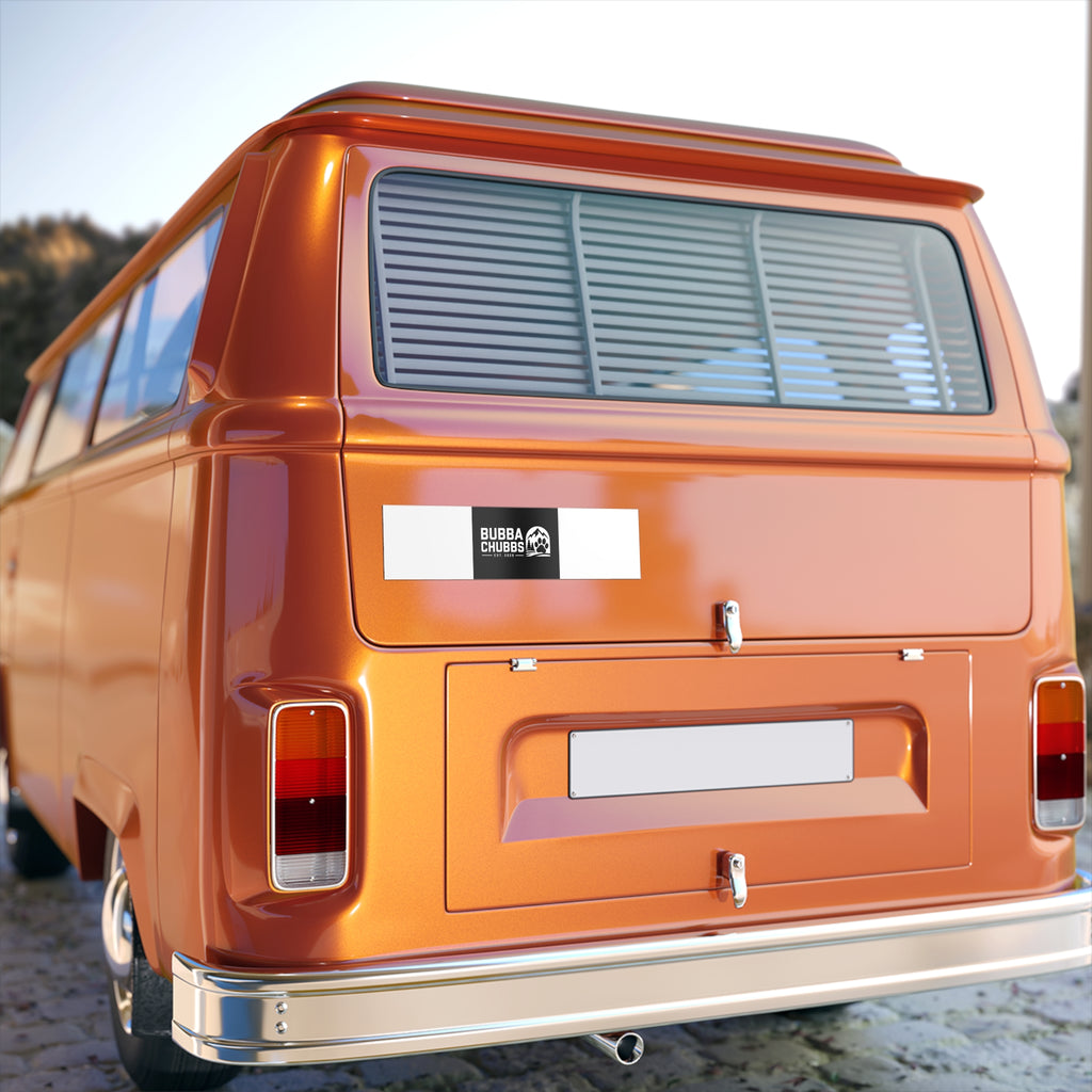 BubbaChubbs Adventure Bumper Sticker — Vintage Script Decal for Cars & Vans - BubbaChubbs Brand