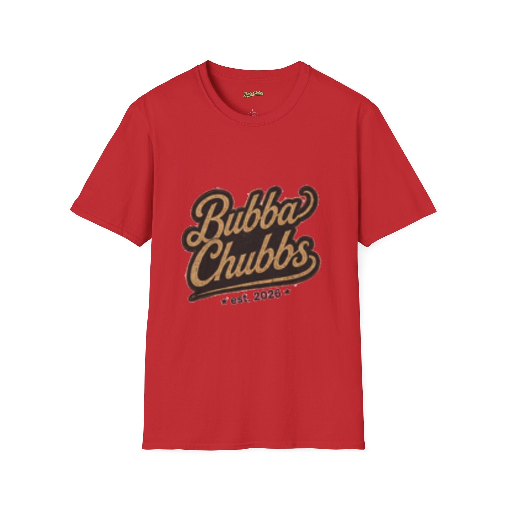 BubbaChubbs Faded Logo Only T-Shirt Printify