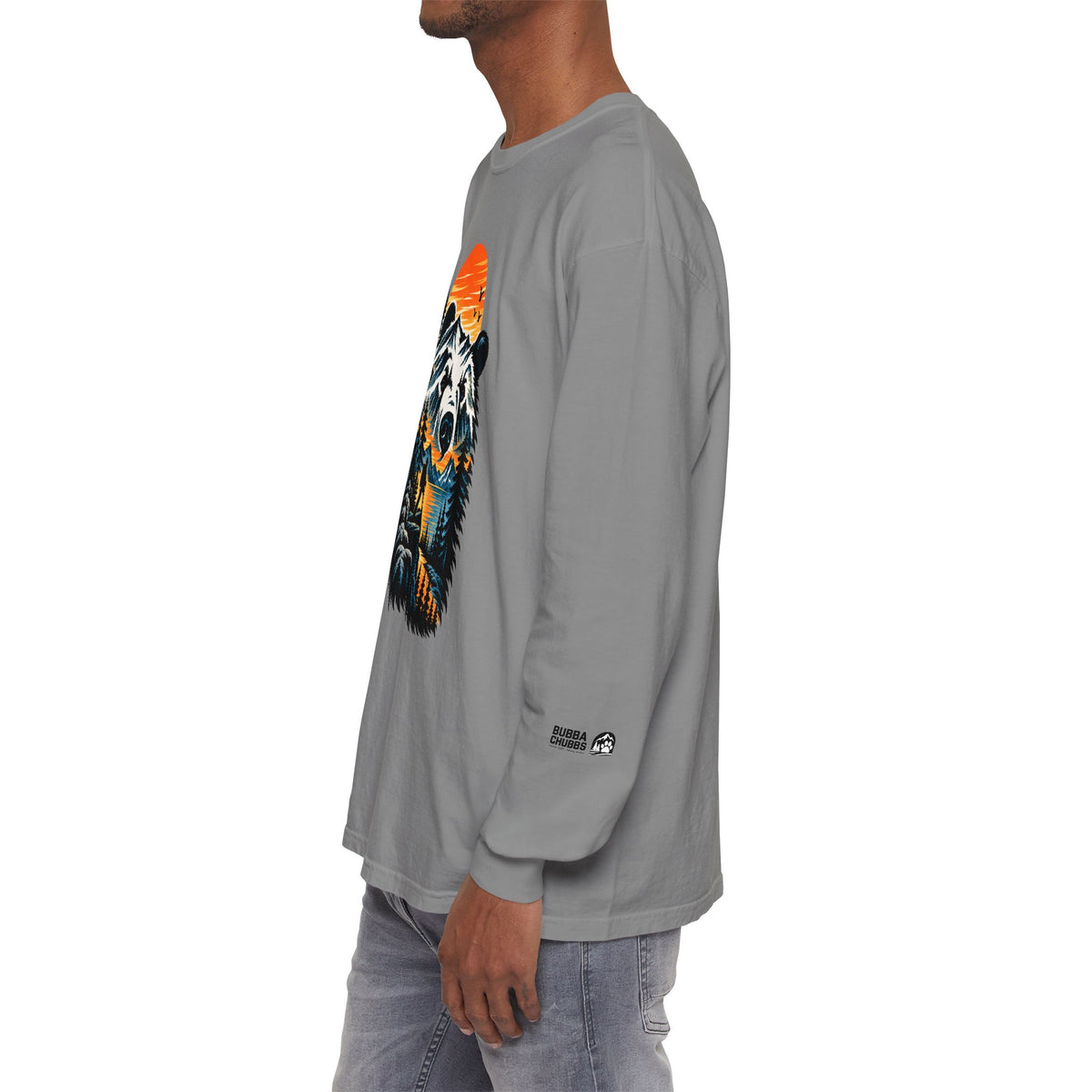 Bear Sunset Long Sleeve Tee