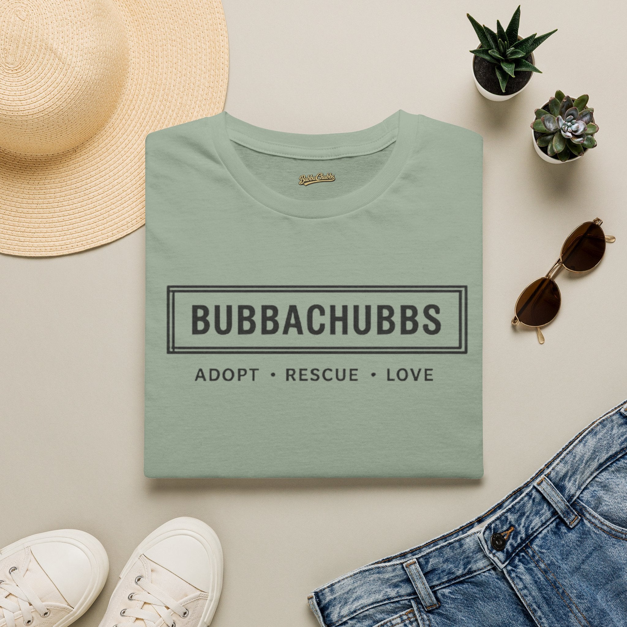 BubbaChubbs Adopt Rescue and Love Tee Printify