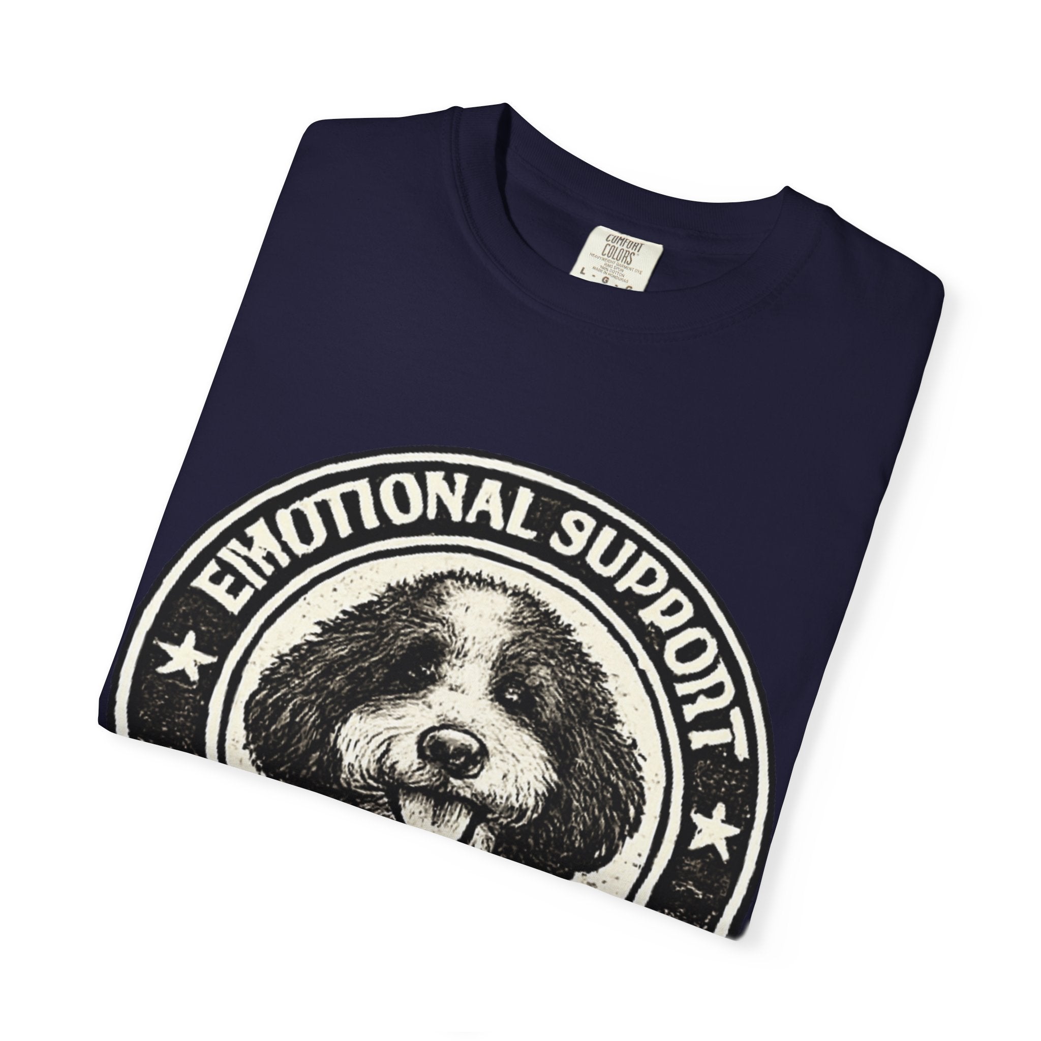 BubbaChubbs Doodle Vintage Emotional Support Style Tee Printify