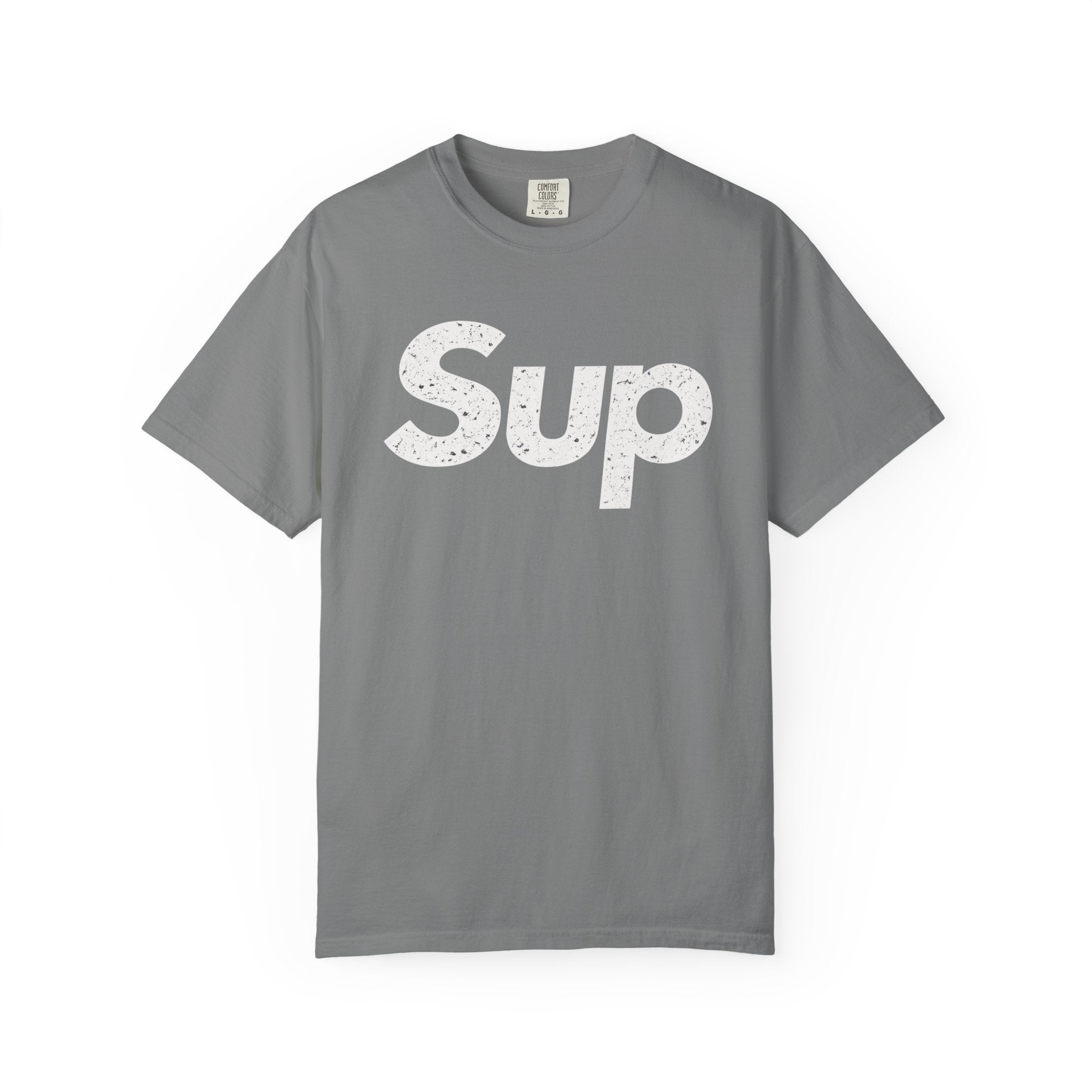 BubbaChubbs Sup White Lettering Tee - BubbaChubbs Brand