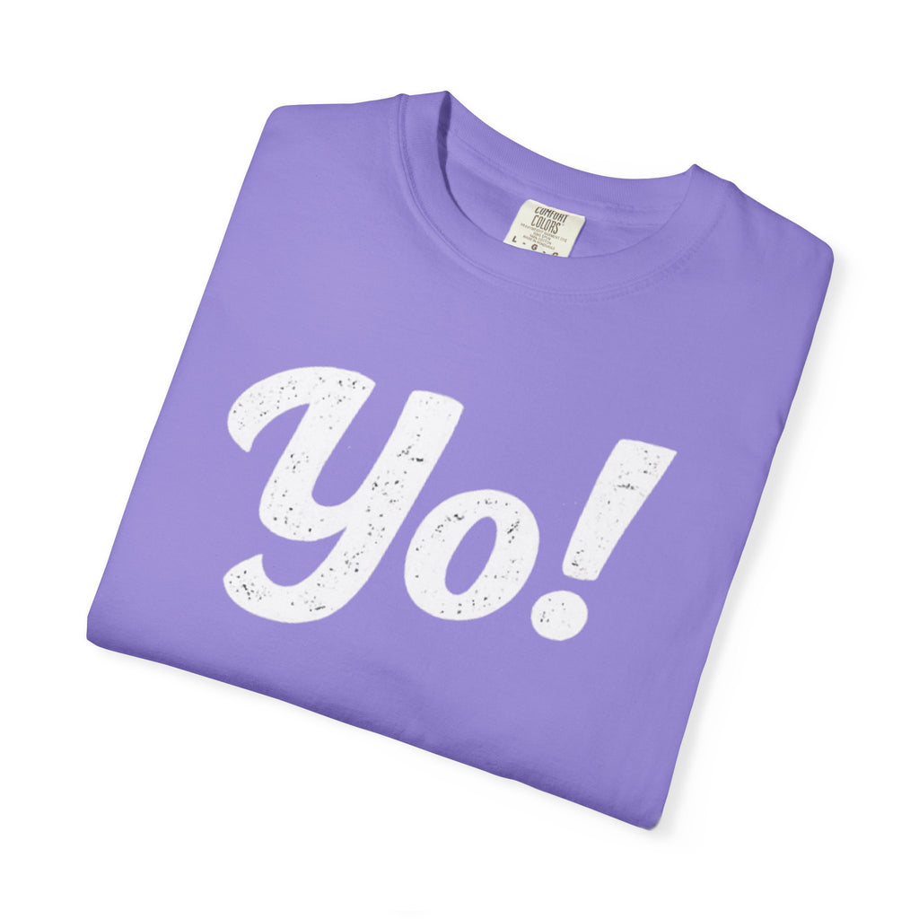 BubbaChubbs Yo! White Lettering Tee - BubbaChubbs Brand