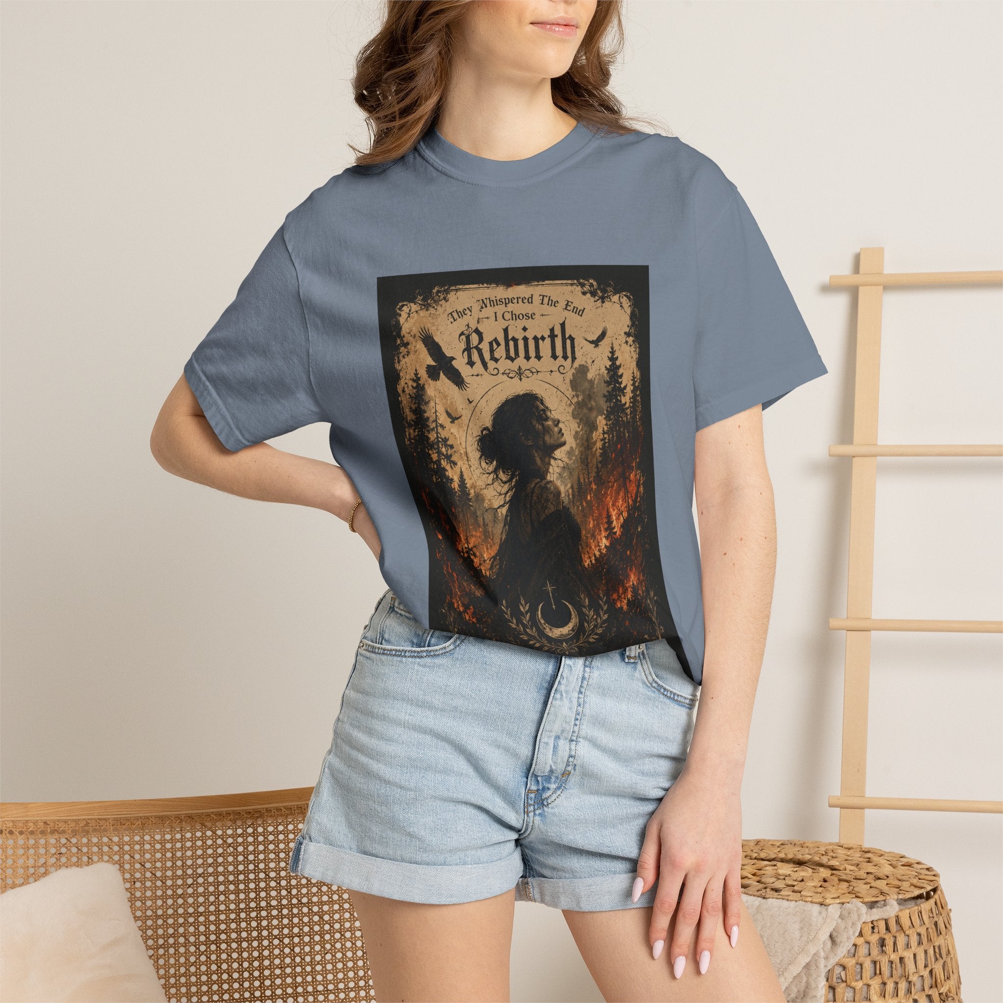 BubbaChubbs Goth Vibe Rebirth Style Tee Printify