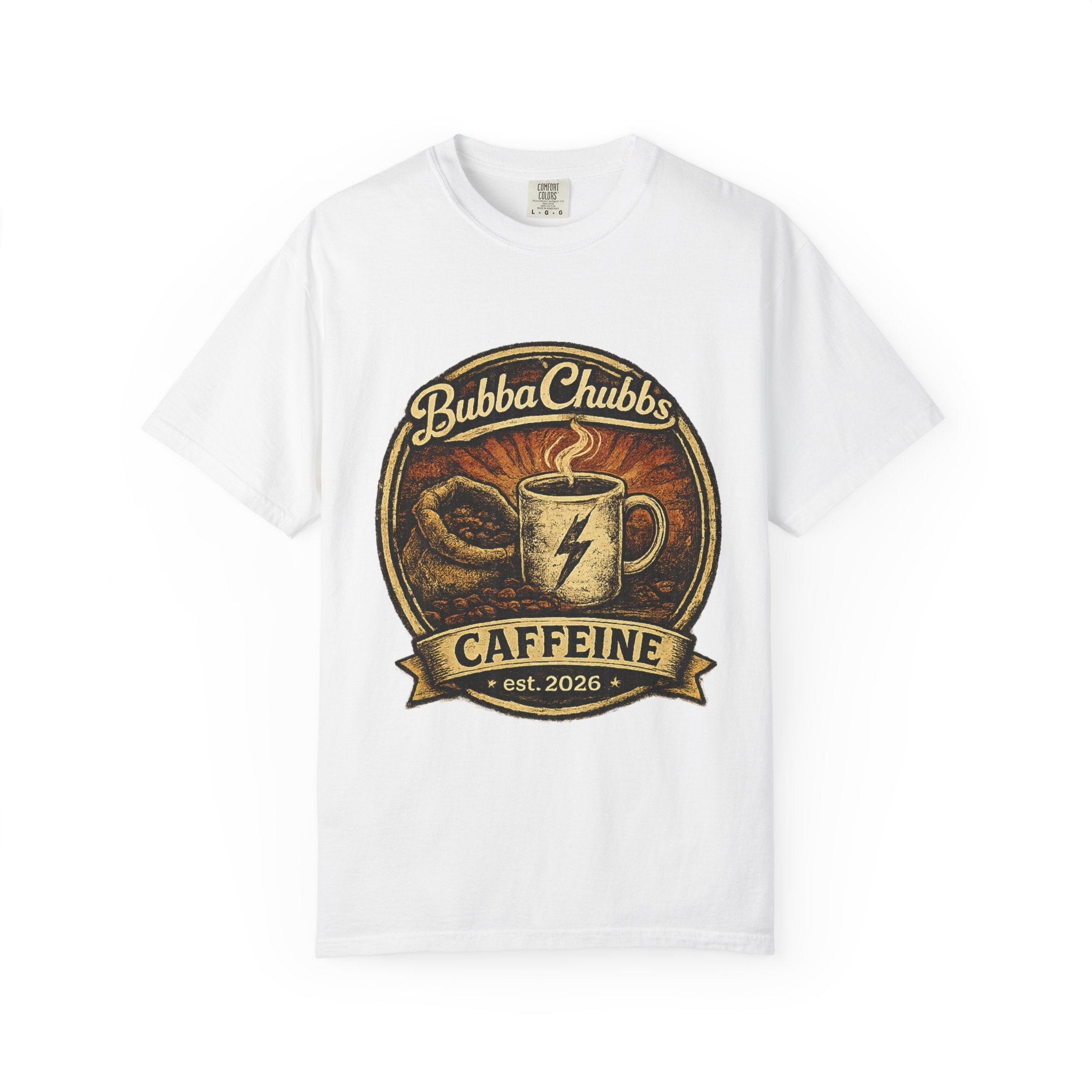 Coffee Jolt Graphic Tee | BubbaChubbs Get Out Stay Wild T-Shirt