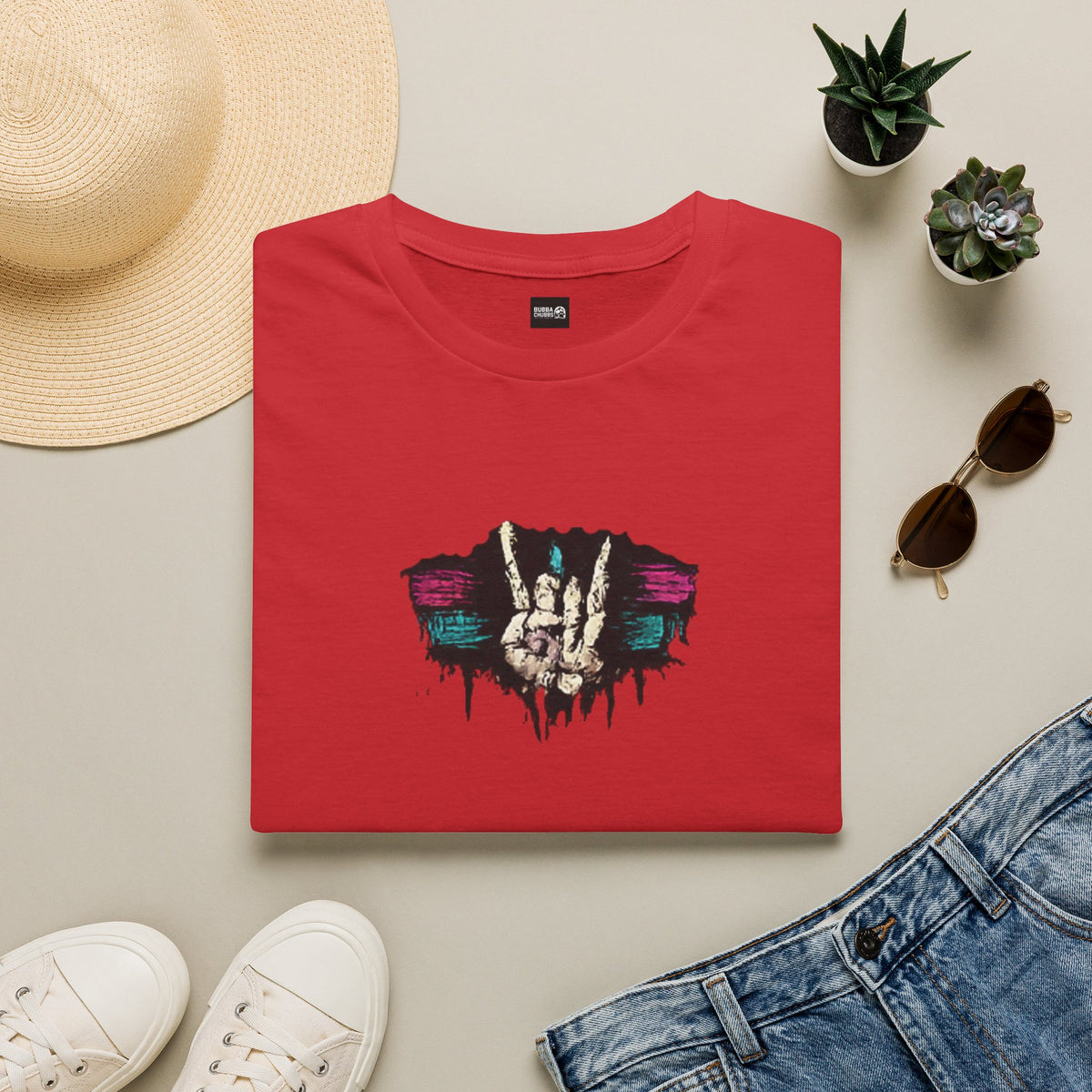 BubbaChubbs Hang Large Front Tee
