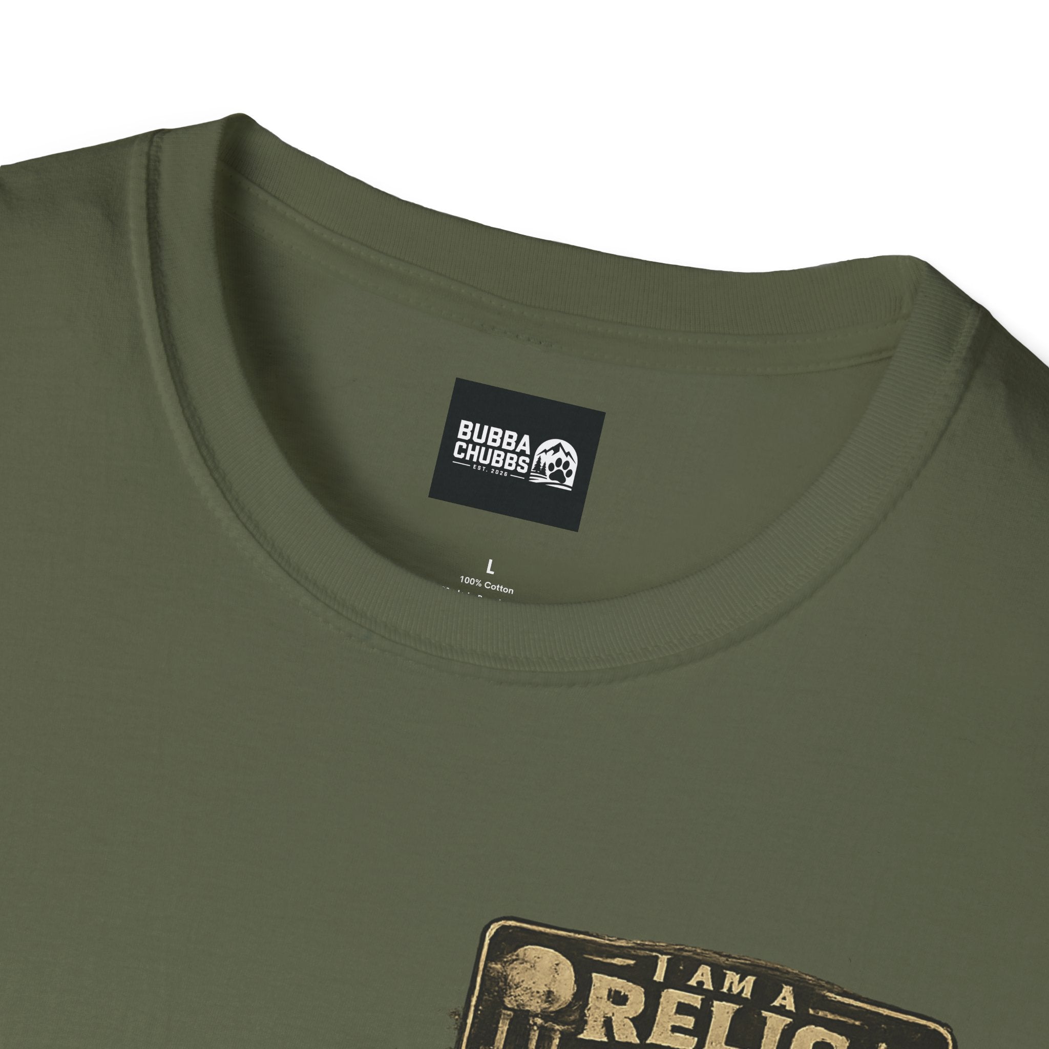 BubbaChubbs way back Relic Logo Transparent Short-Sleeve Tee - BubbaChubbs Brand
