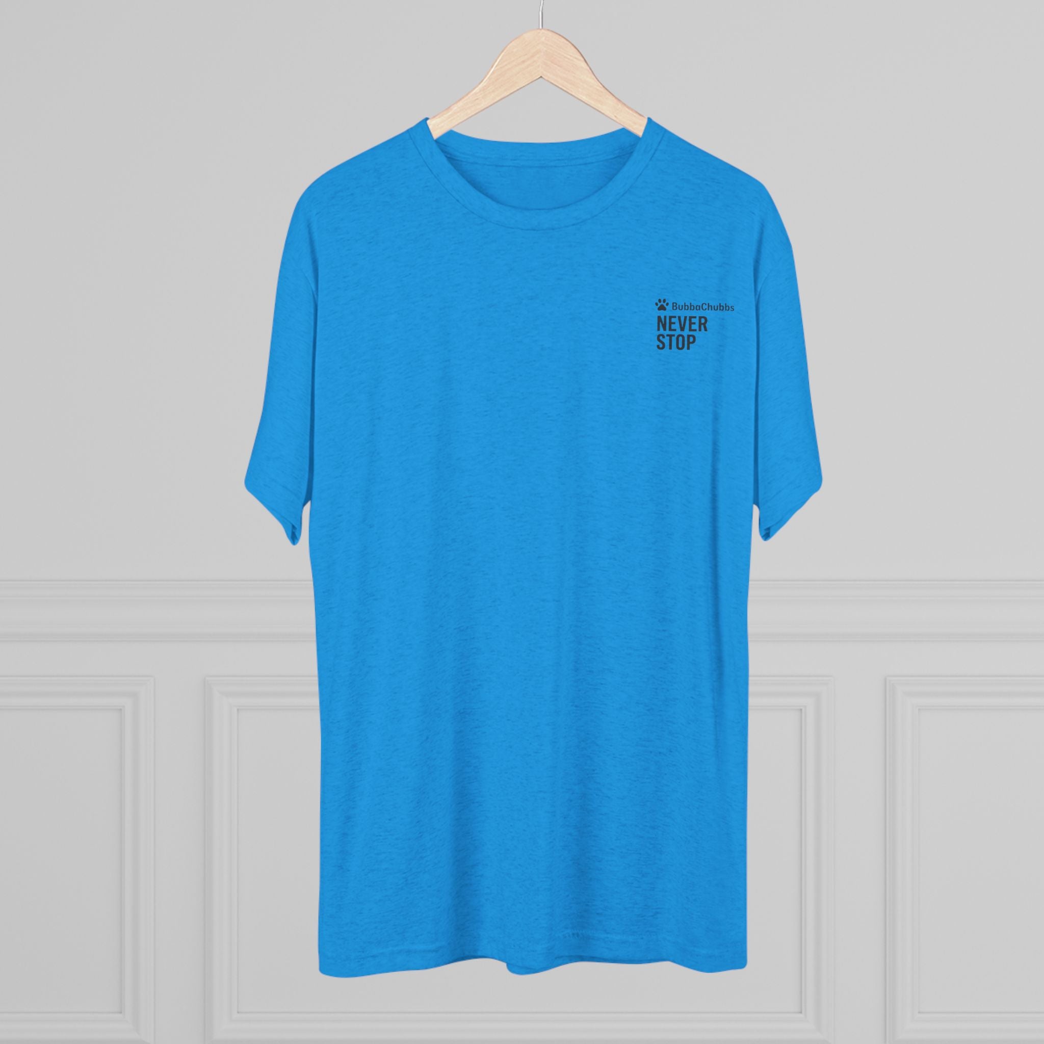 BubbaChubbs Mountains Never Stop — Adventure Outdoor Crew Shirt - BubbaChubbs Brand
