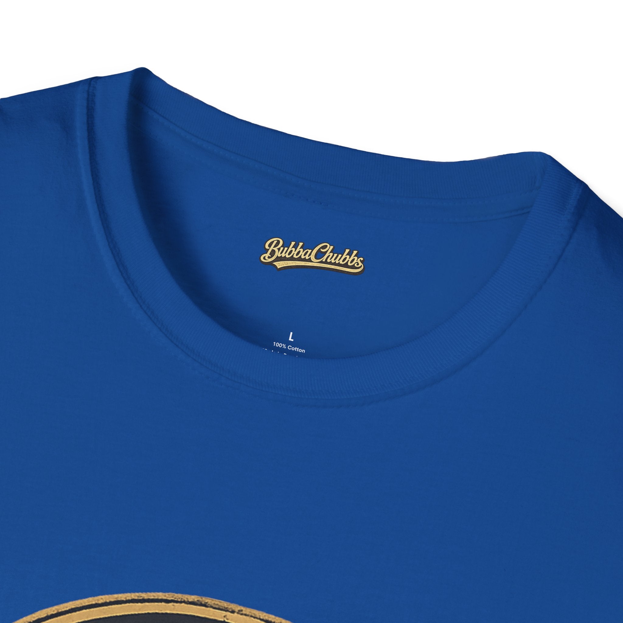 BubbaChubbs Logo Simple No Back Graphic Tee Printify