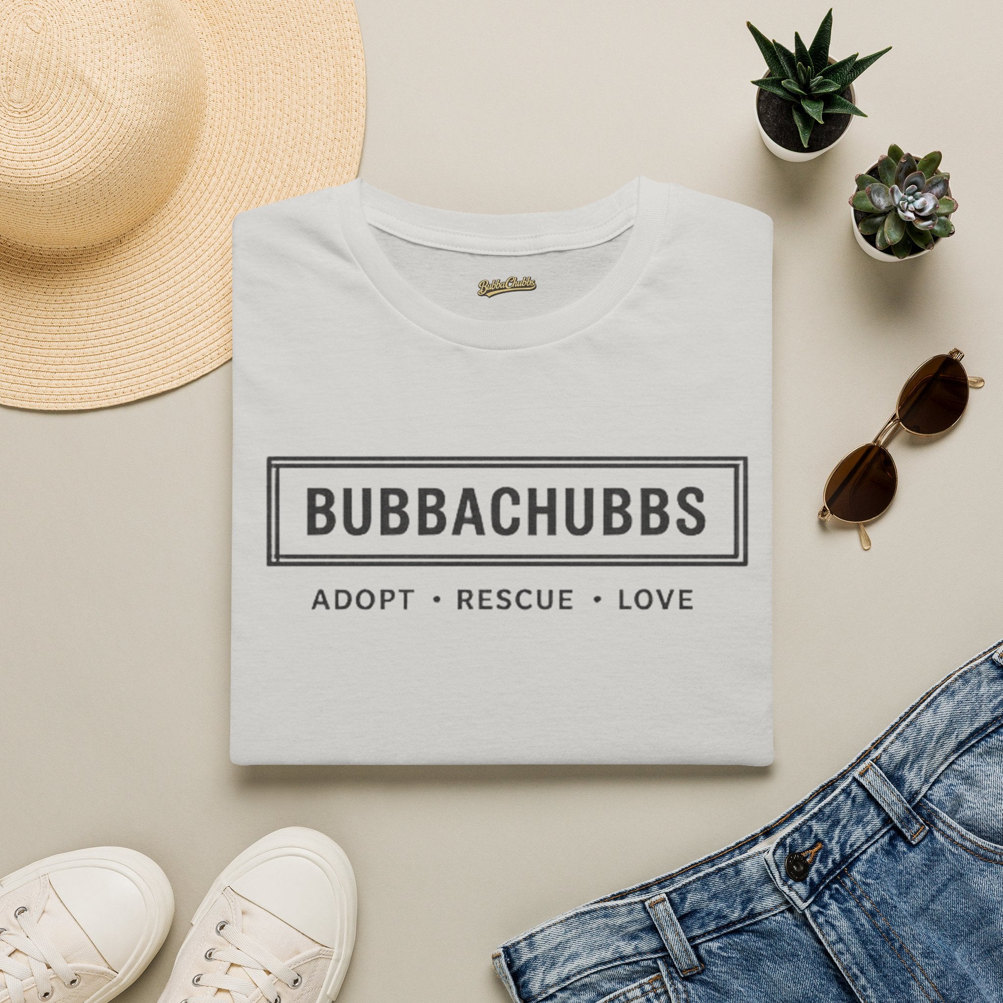 BubbaChubbs Adopt Rescue and Love Tee Printify