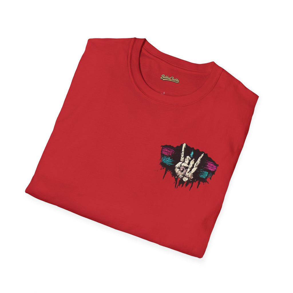 BubbaChubbs Skull Fingers Peace Tee - BubbaChubbs Brand
