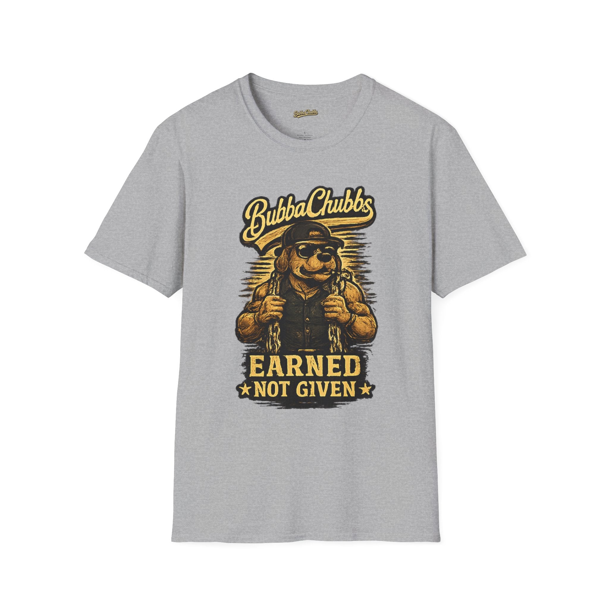 Earned Graphic Tee | BubbaChubbs Motivational T-Shirt for Men & Women