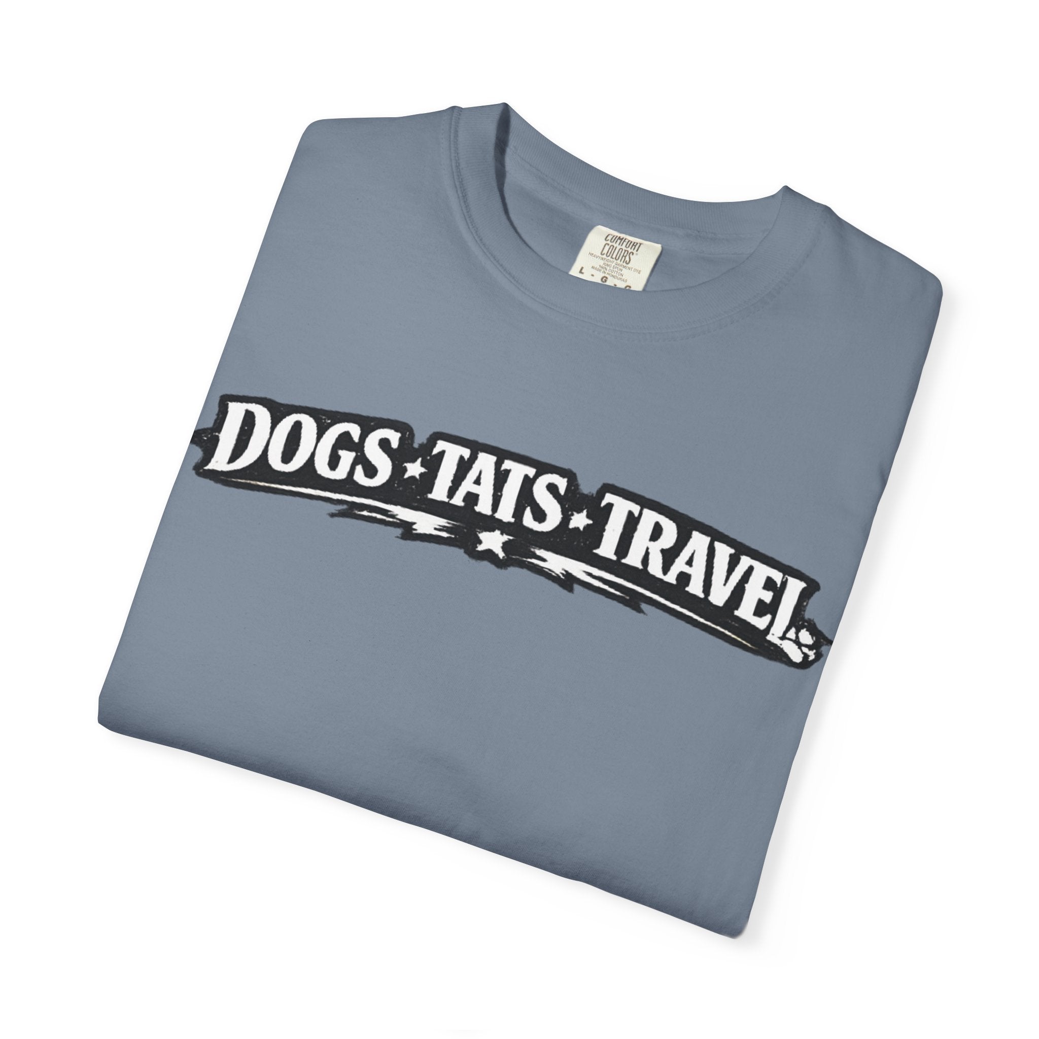 BubbaChubbs Dogs Tats Travel Chill Tee Printify