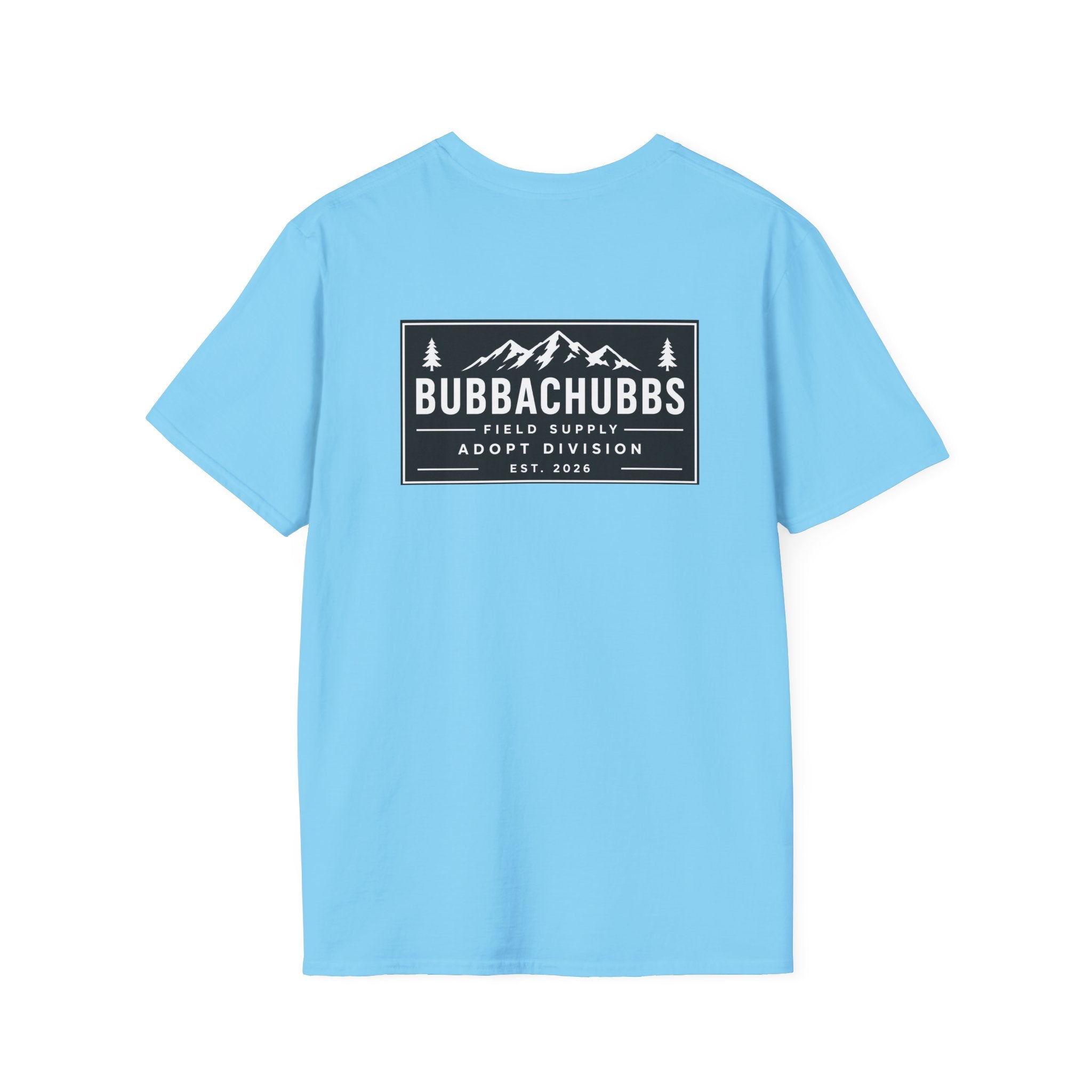 BubbaChubbs Logo front and Back Short-Sleeve Tee - BubbaChubbs Brand