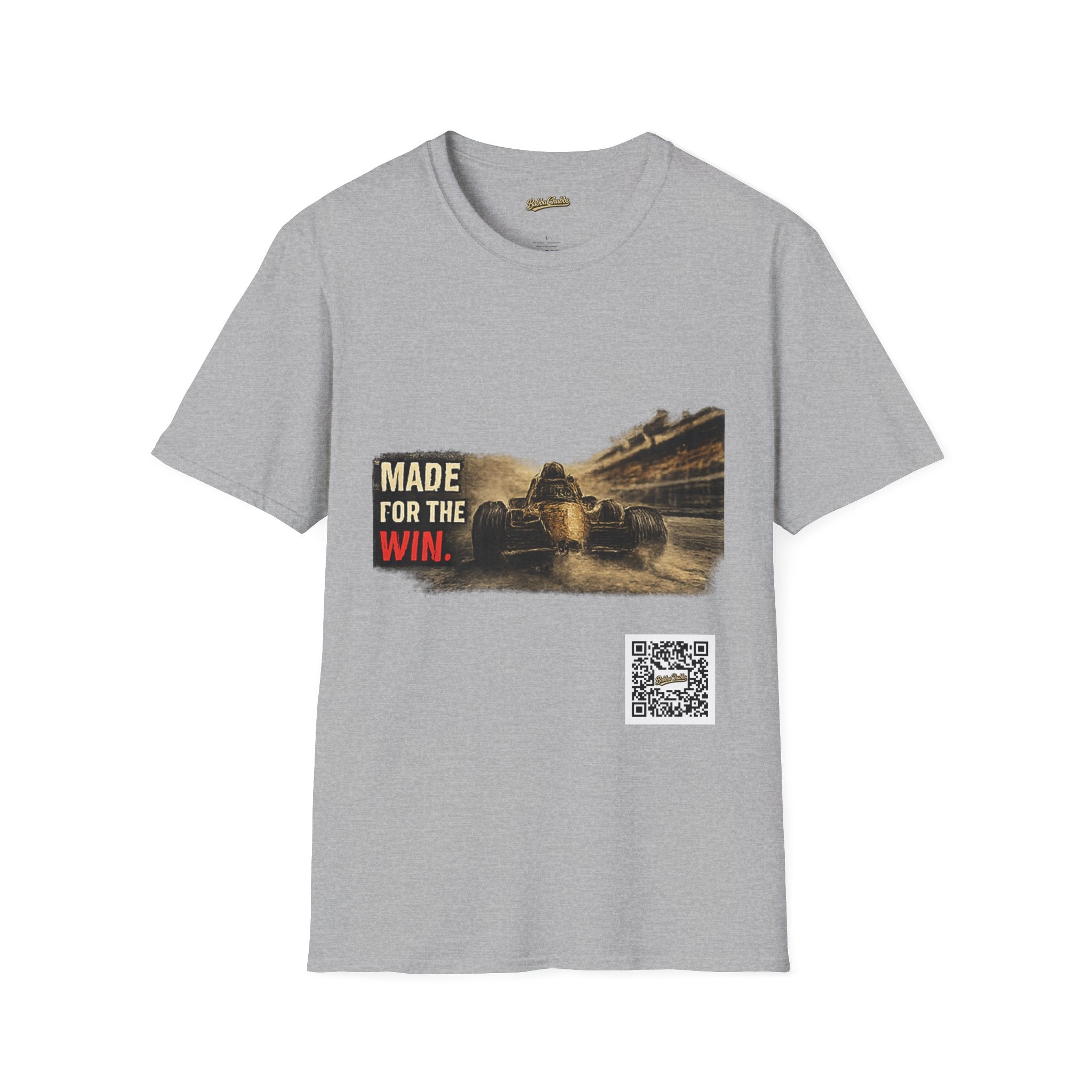 BubbaChubbs Race Day Made for it Front Graphic Tee Printify