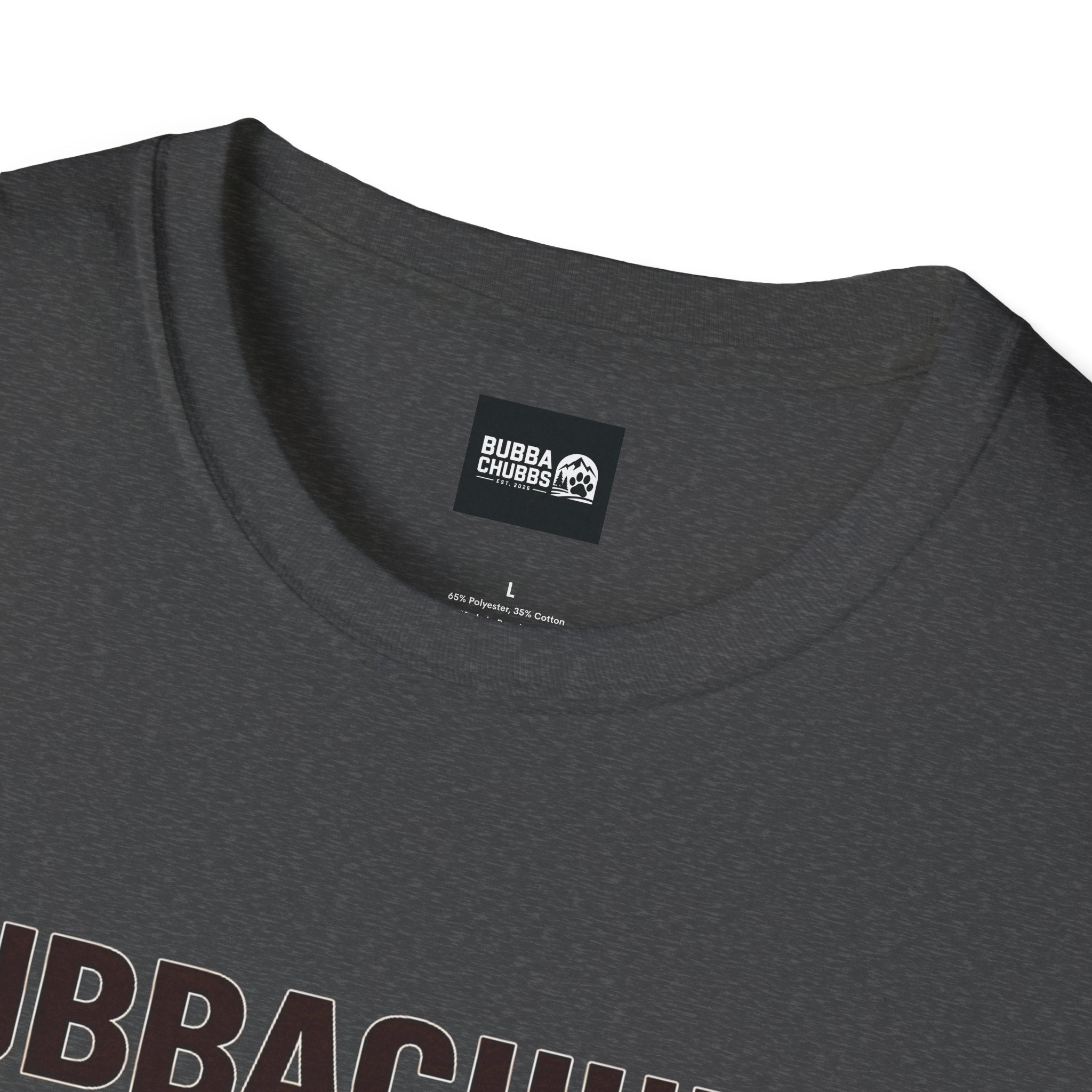 BubbaChubbs Logo front Coordinates Short-Sleeve Tee - BubbaChubbs Brand