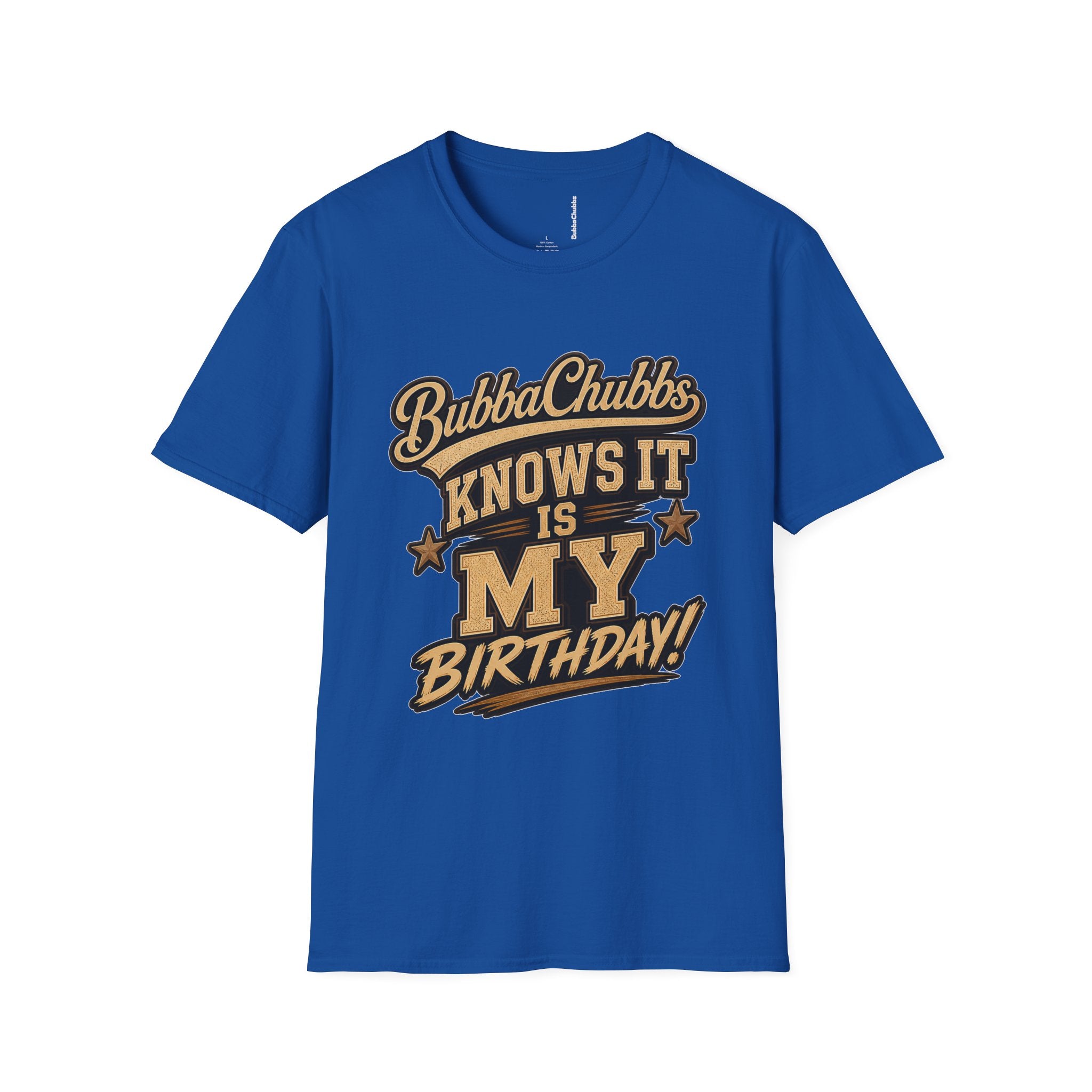 Birthday Graphic Tee | BubbaChubbs Celebration T-Shirt Gift