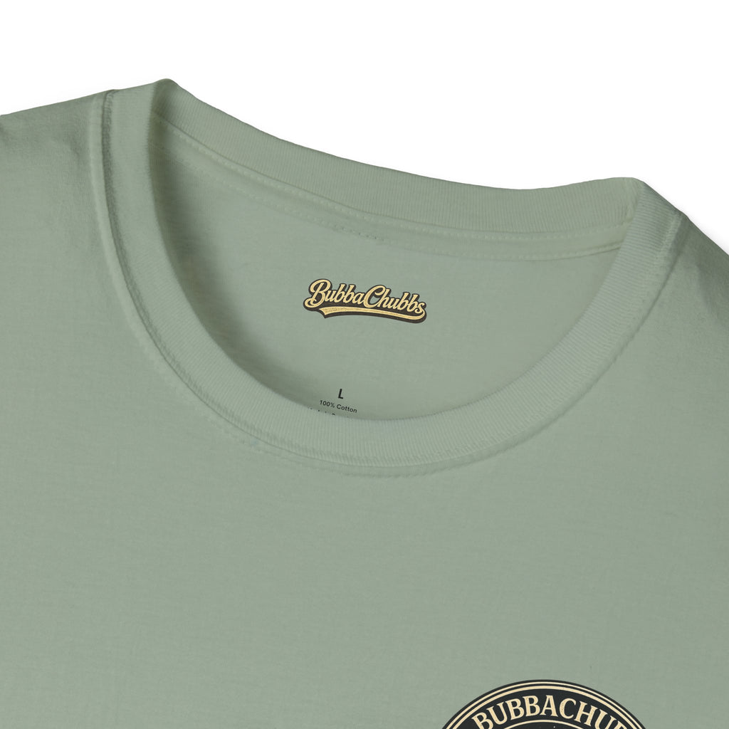 BubbaChubbs Himself Chest Full Small Logo Short-Sleeve Tee - BubbaChubbs Brand