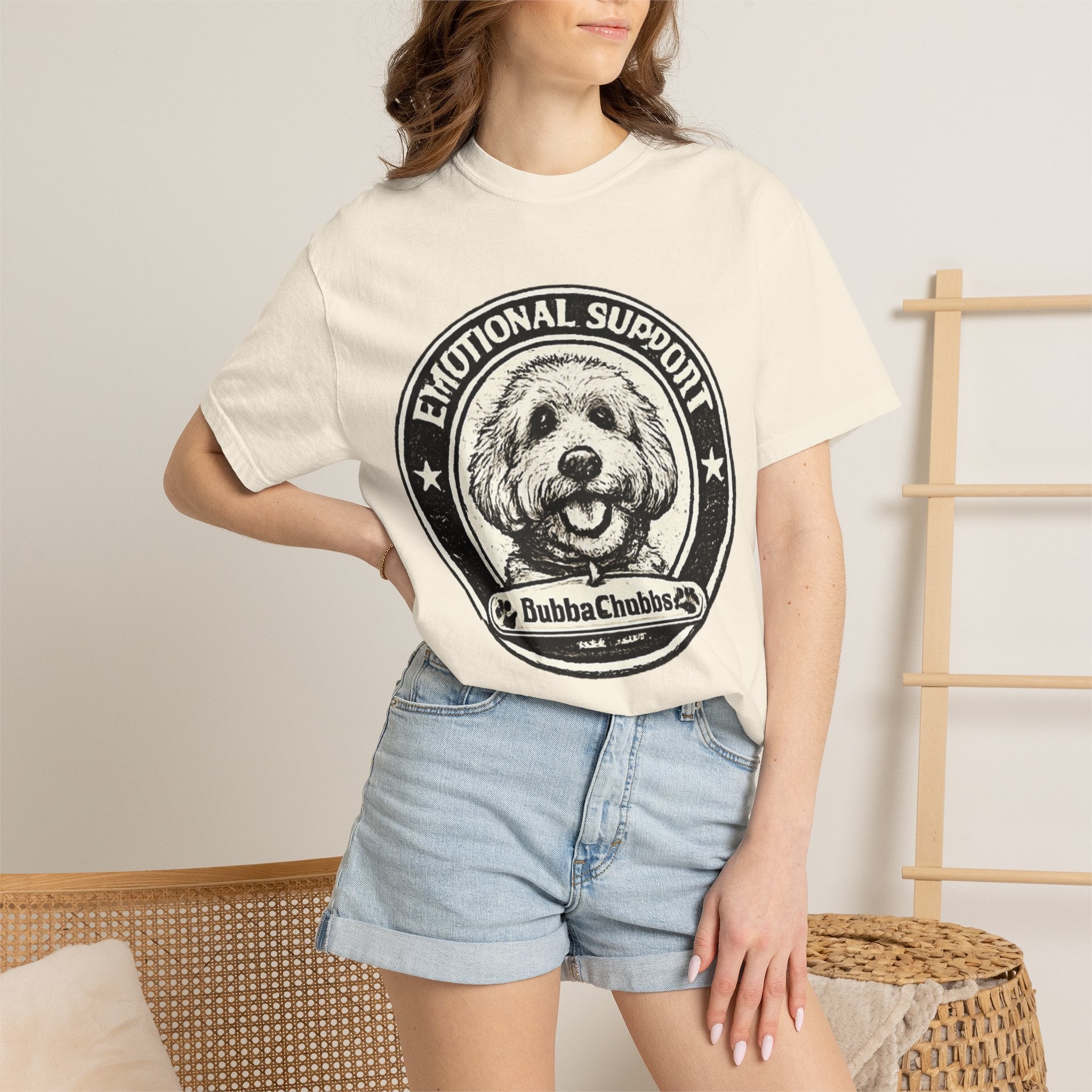 BubbaChubbs Vintage Emotional Support Style Tee Printify