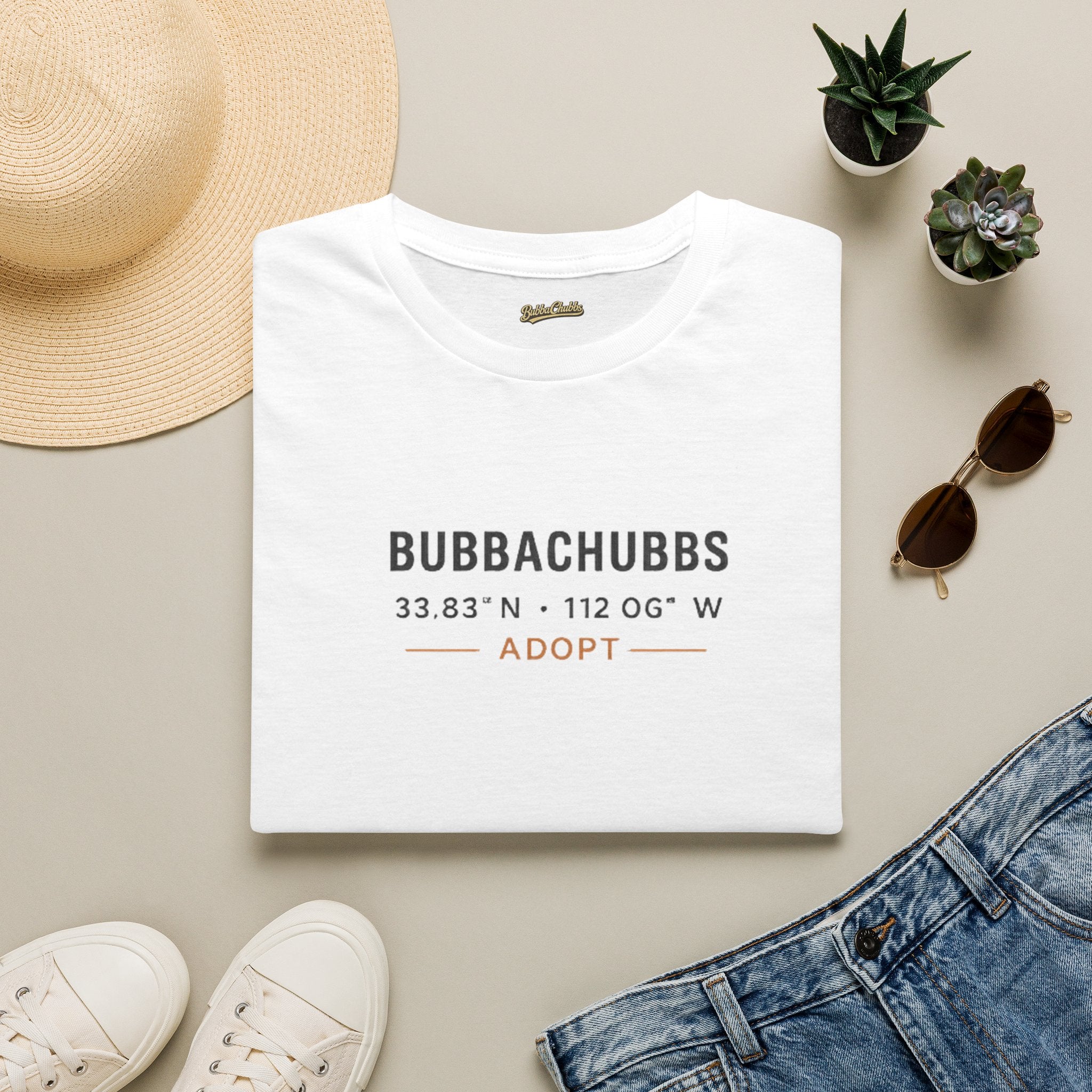BubbaChubbs Adopt Latitude Tee - BubbaChubbs Brand