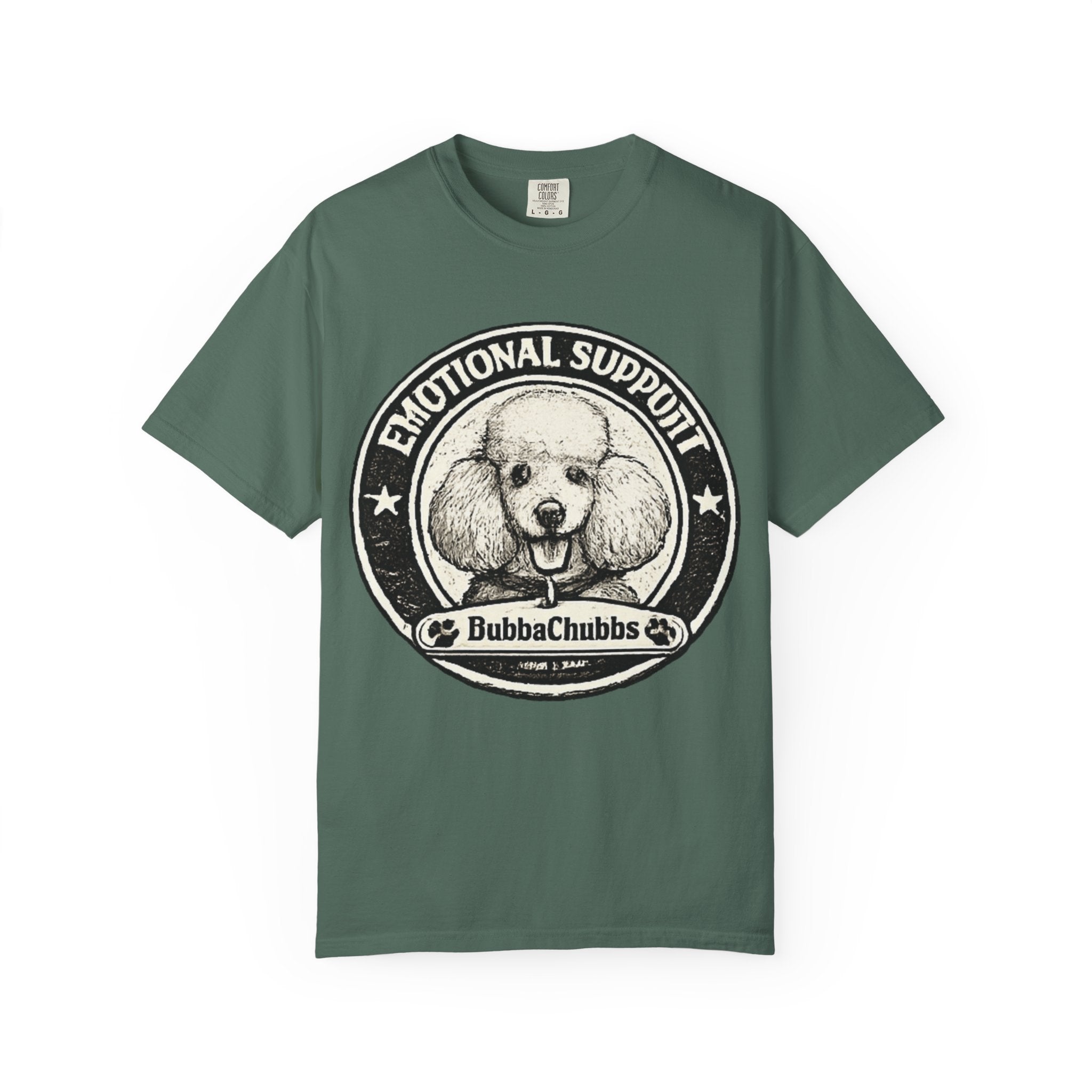 BubbaChubbs Vintage Poodle Emotional Support Style Tee - BubbaChubbs Brand