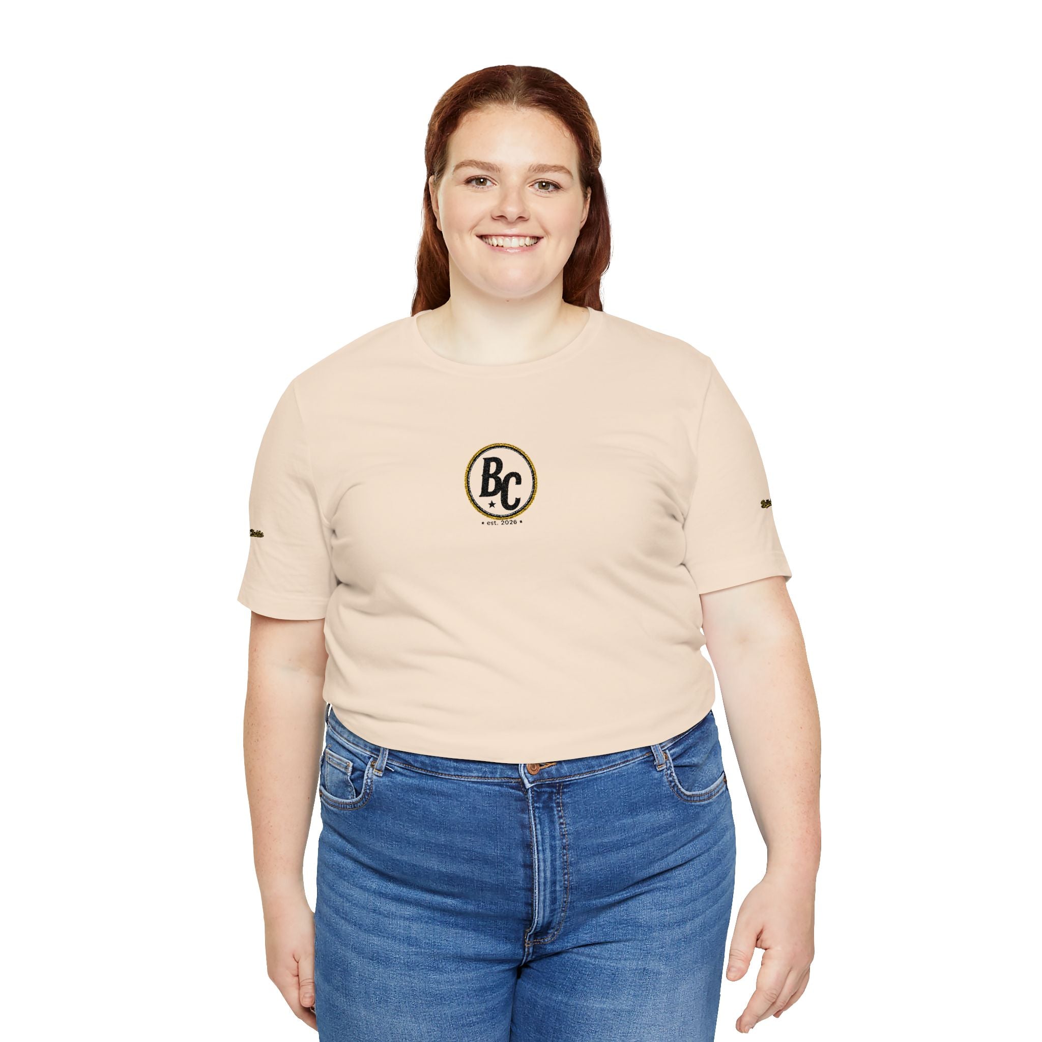 BubbaChubbs - Embroidered Logo - Unisex Jersey Short Sleeve Tee