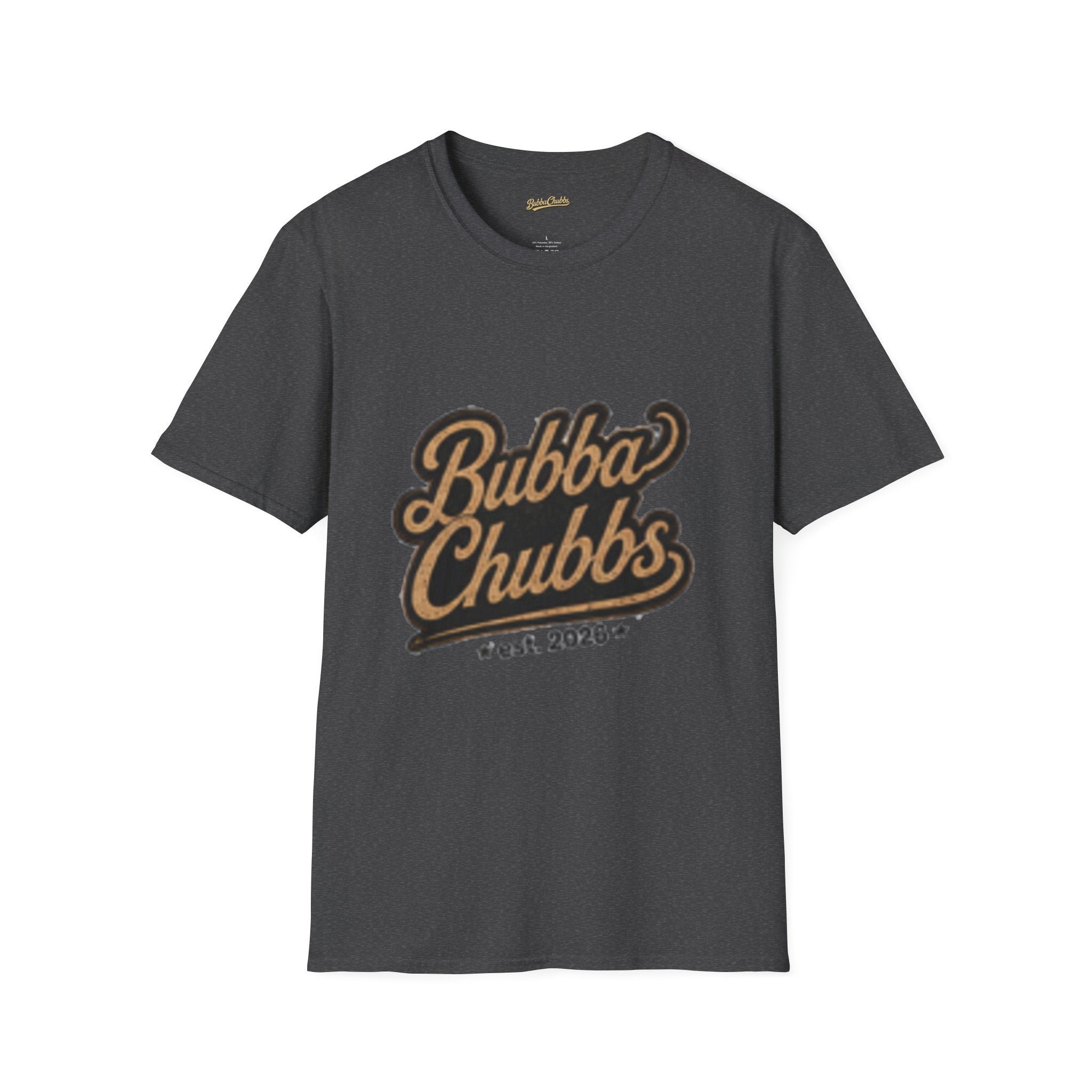 BubbaChubbs Faded Logo Only T-Shirt Printify