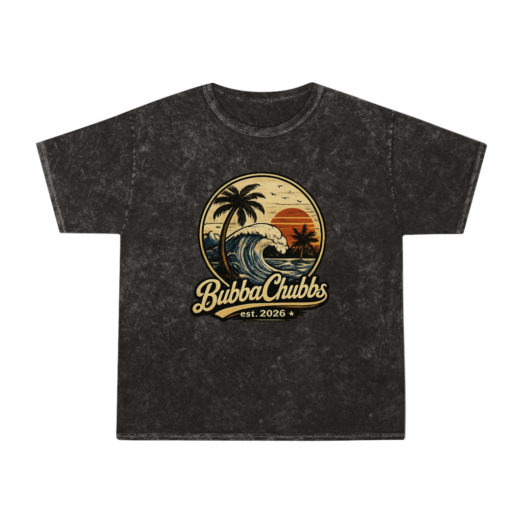 Vintage Surf Mineral Wash Tee | BubbaChubbs Retro Beach T-Shirt